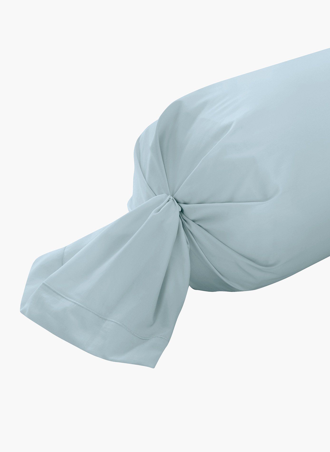 Taie de traversin eclat fjord ANNE DE SOLENE Bleu