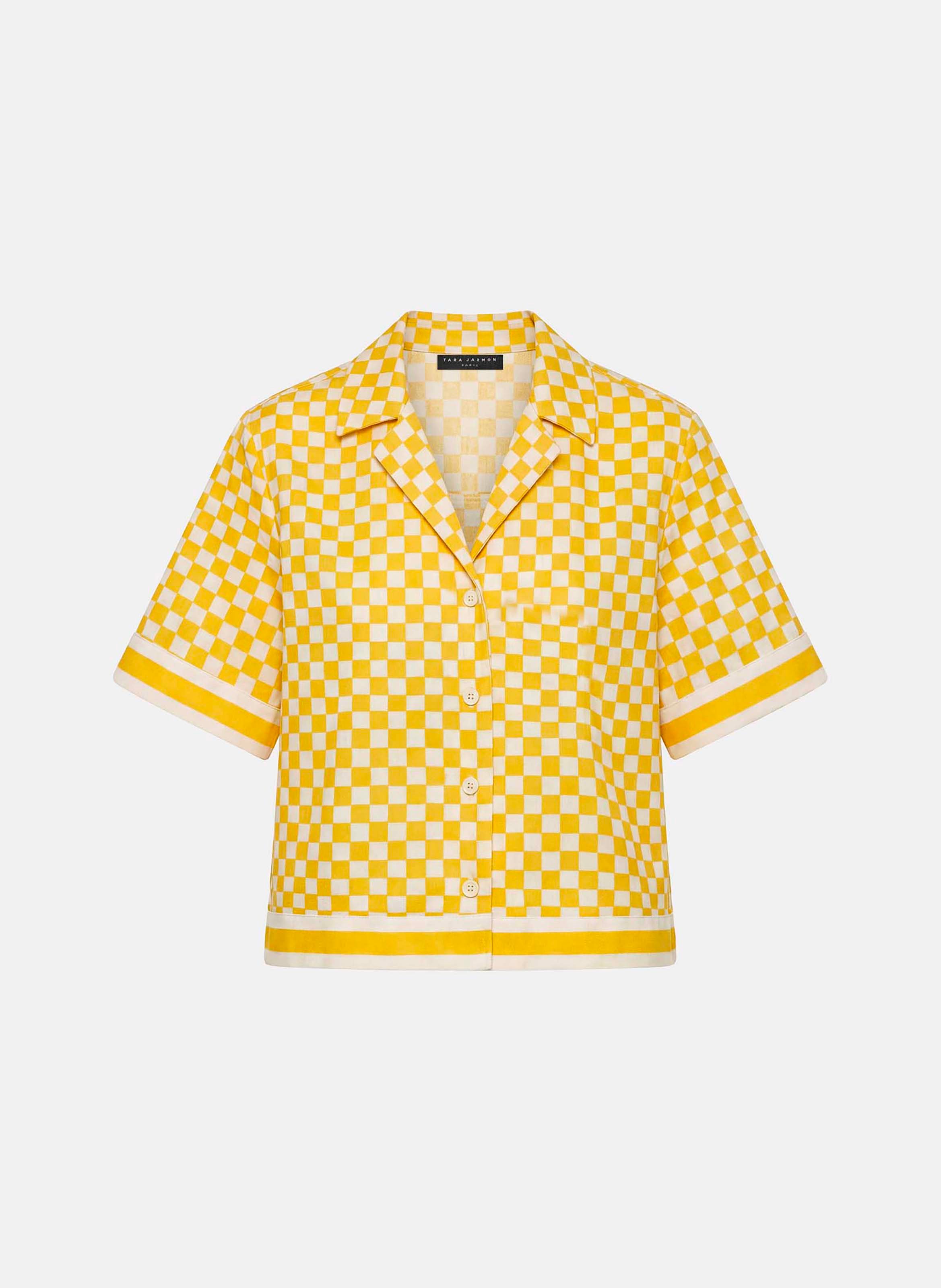 Chemise césar TARA JARMON Jaune