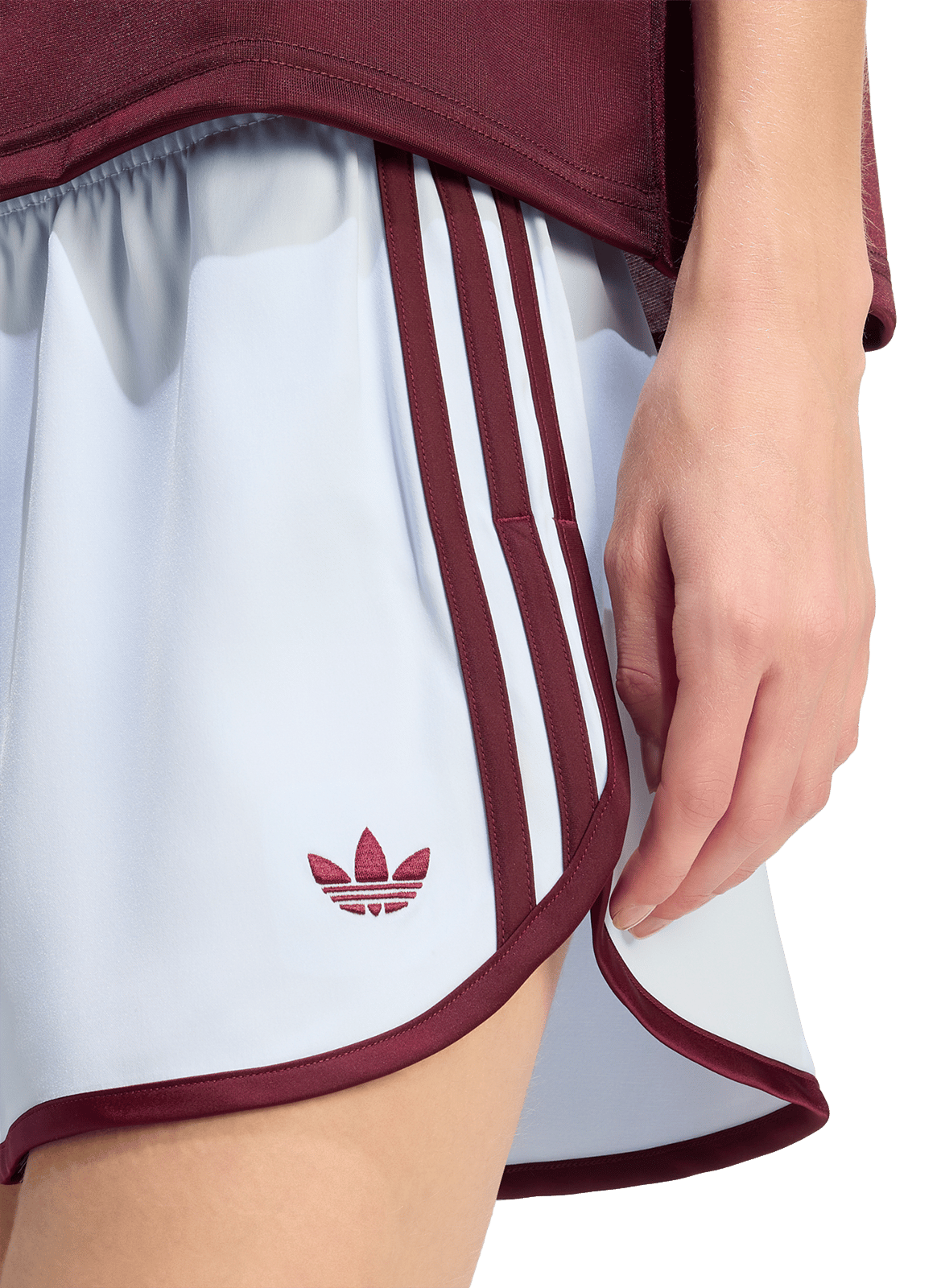 Short ample with logo ADIDAS Blue