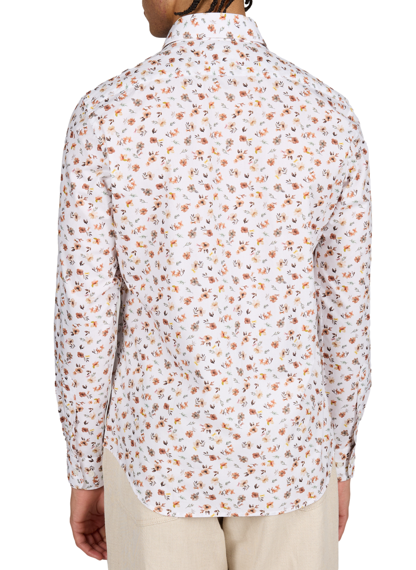Chemise en popeline de coton imprimé floral  EDEN PARK Multicolore