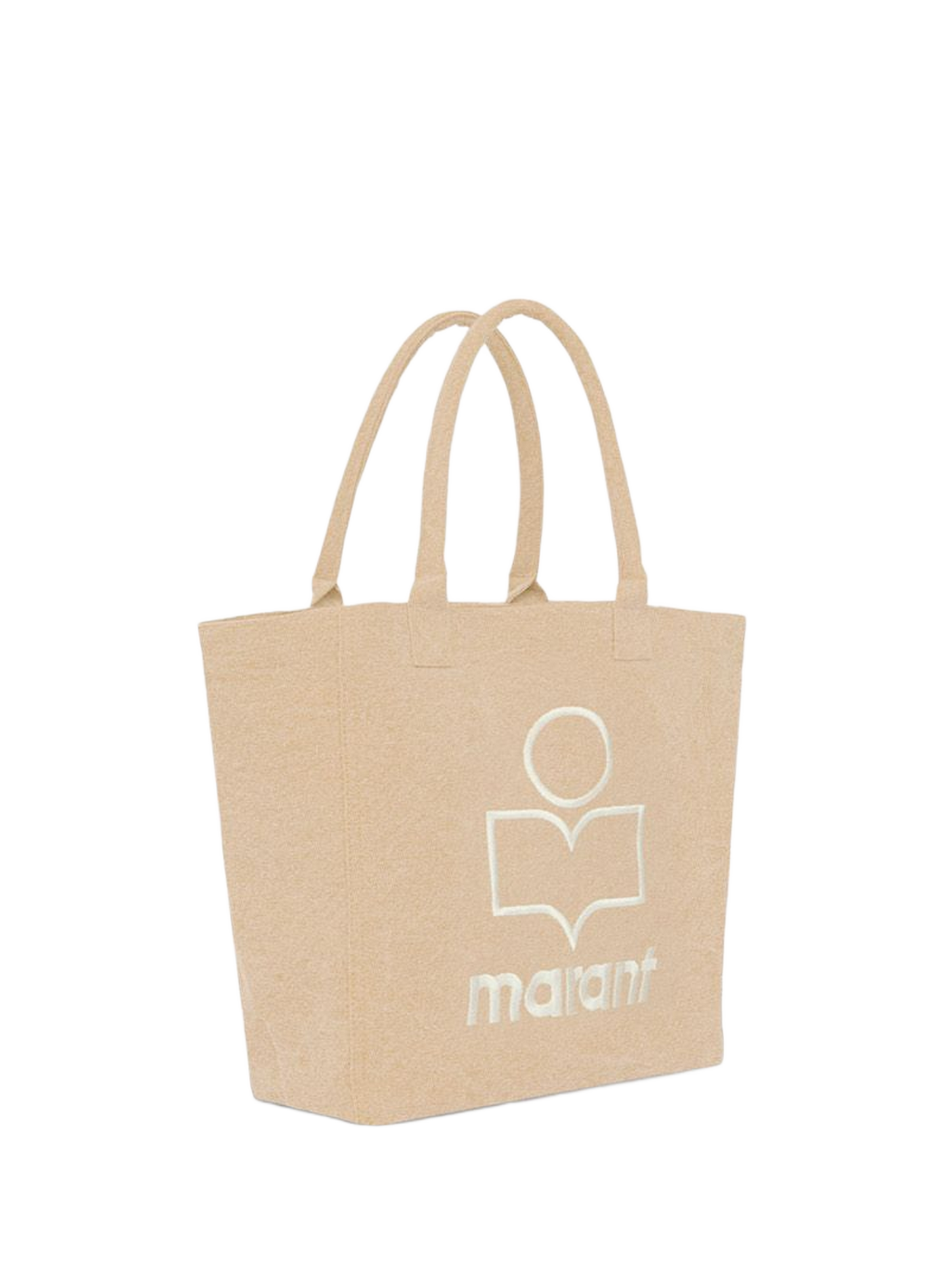 Yenky logo cotton small tote bag ISABEL MARANT Beige