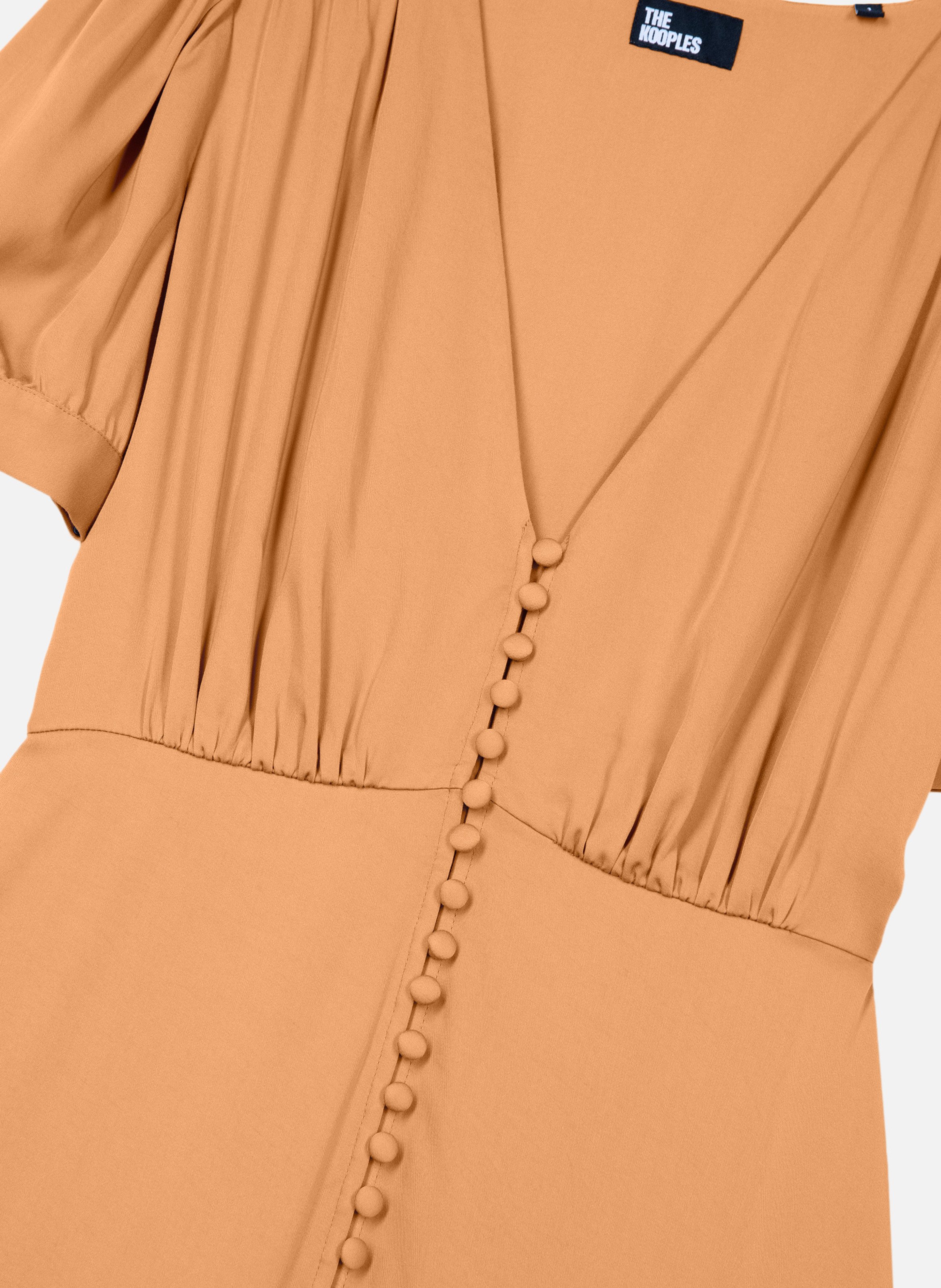 Robe courte Marron