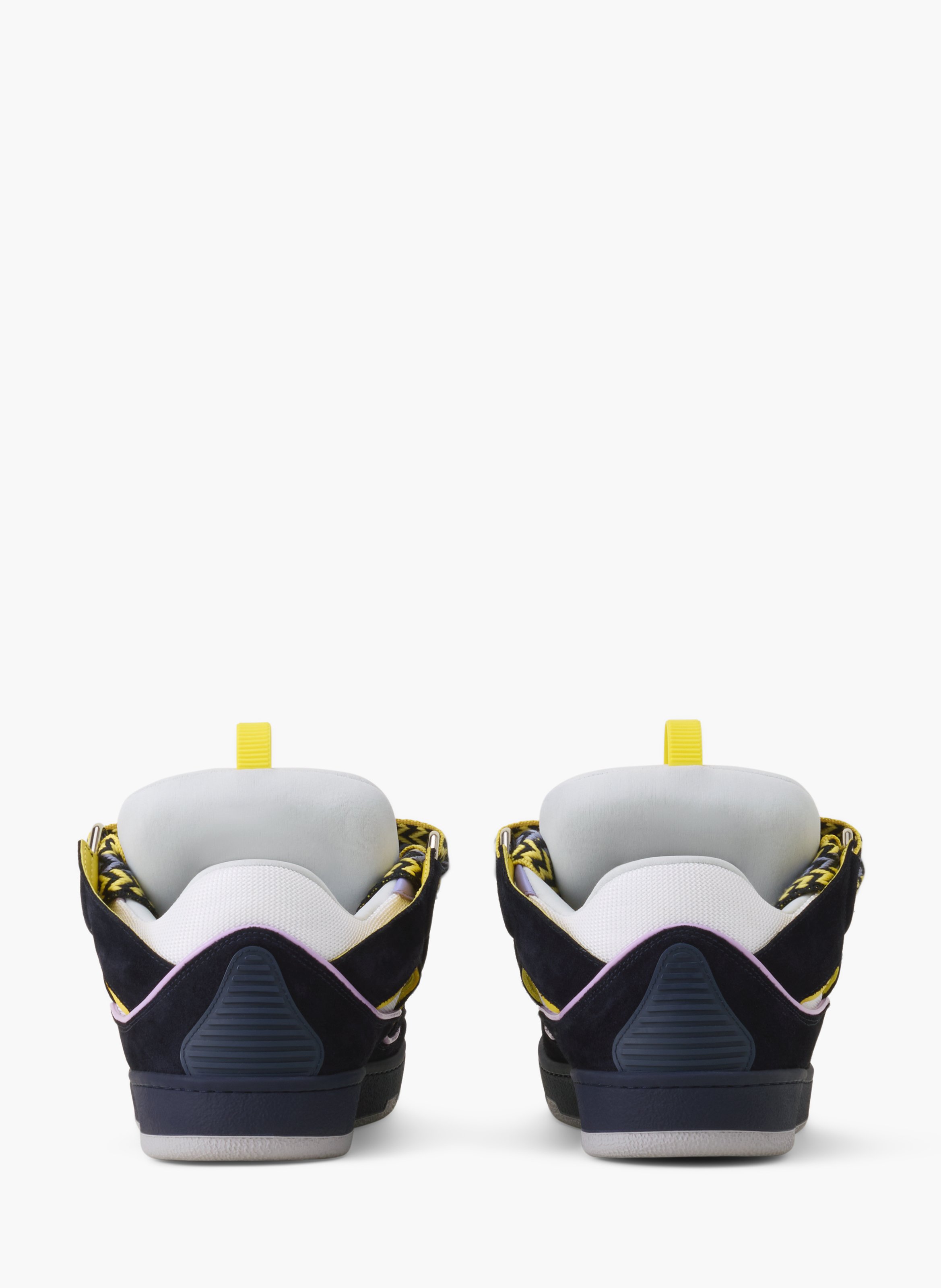 Sneakers curb en cuir LANVIN Bleu