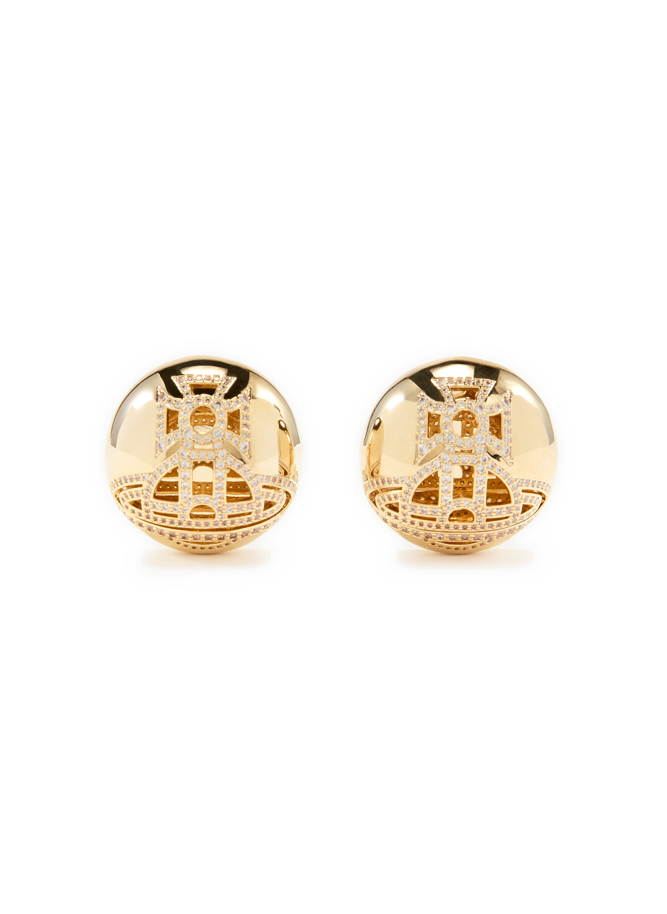 Boucles d'oreille Lennie en Laiton VIVIENNE WESTWOOD Doré