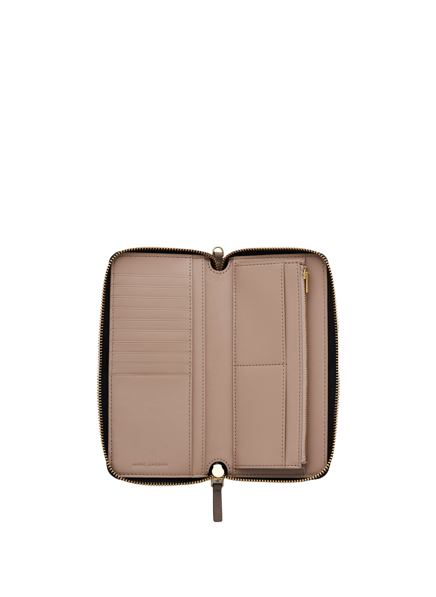Le portefeuille continental en cuir MARC JACOBS Gris