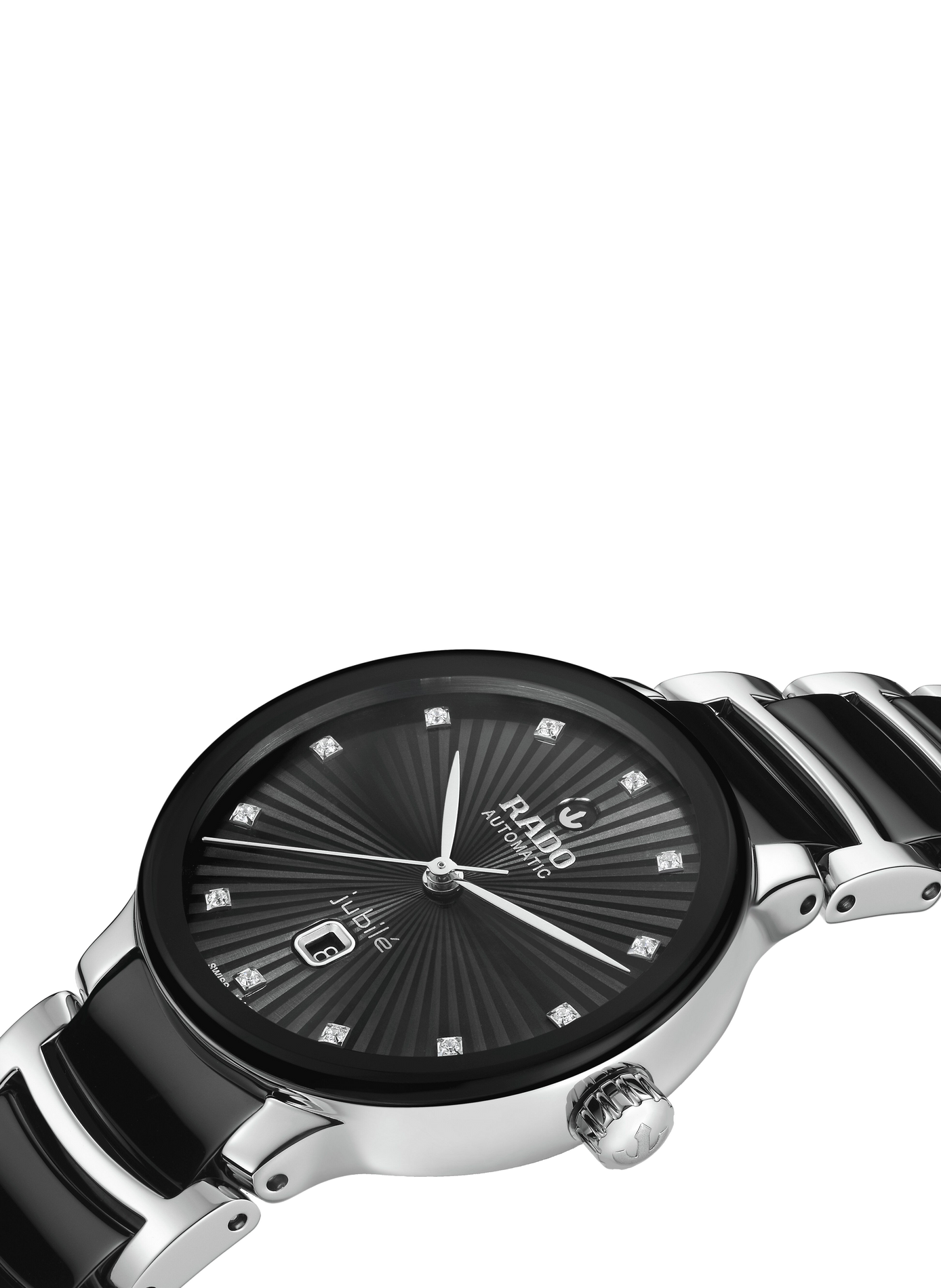Montre automatique Centrix en céramique RADO Noir