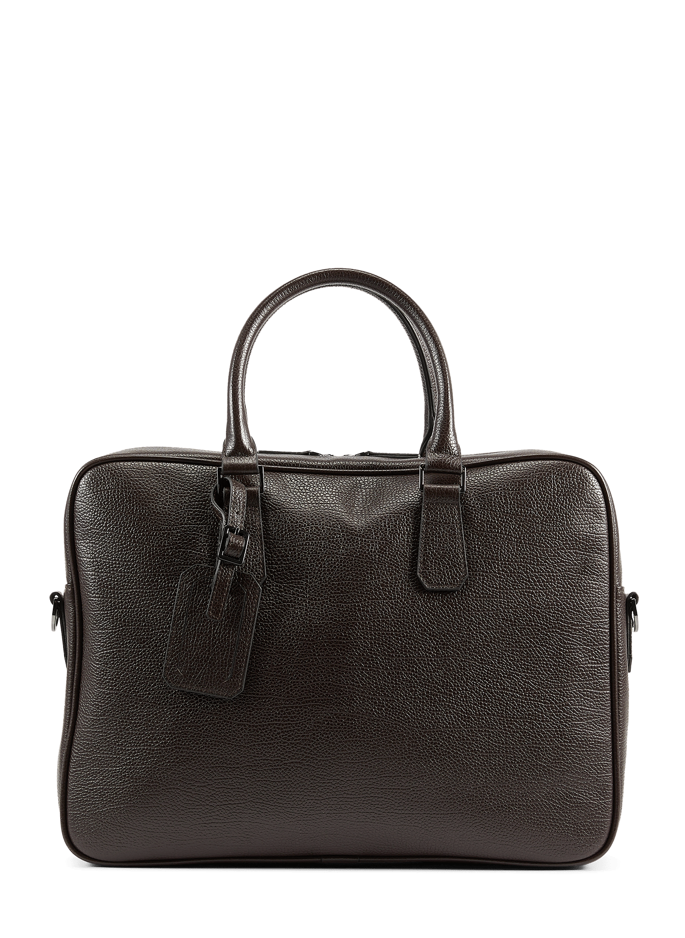 Leather briefcase SAISON 1865 Brown