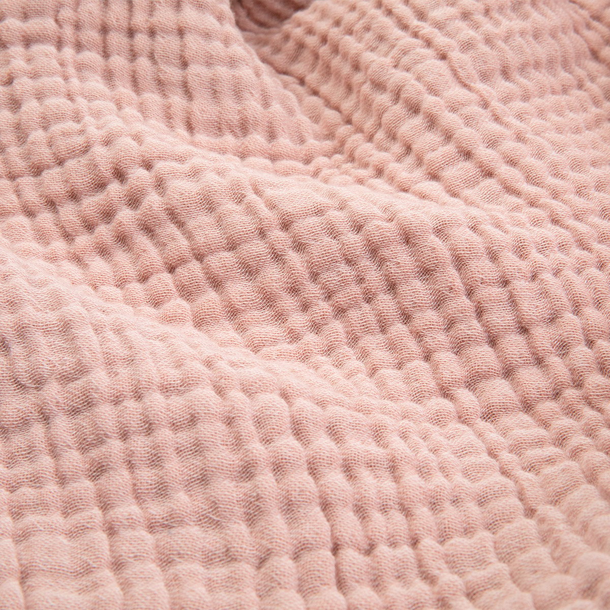 Plaid en gaze de coton, cyclades DESFORGES Marron