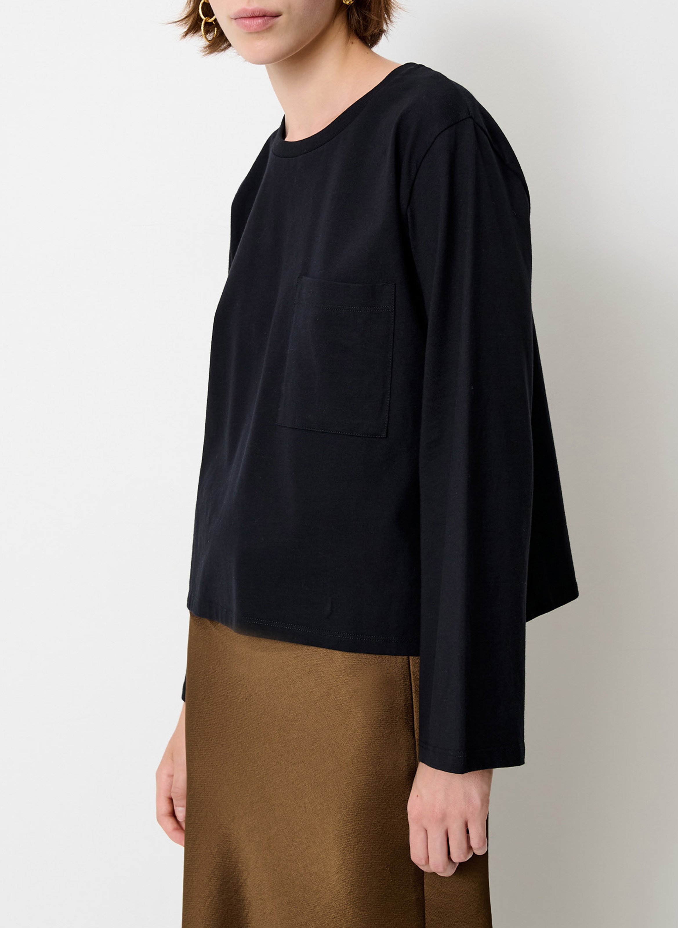Tee-shirt oversize en coton severiano SESSUN Noir
