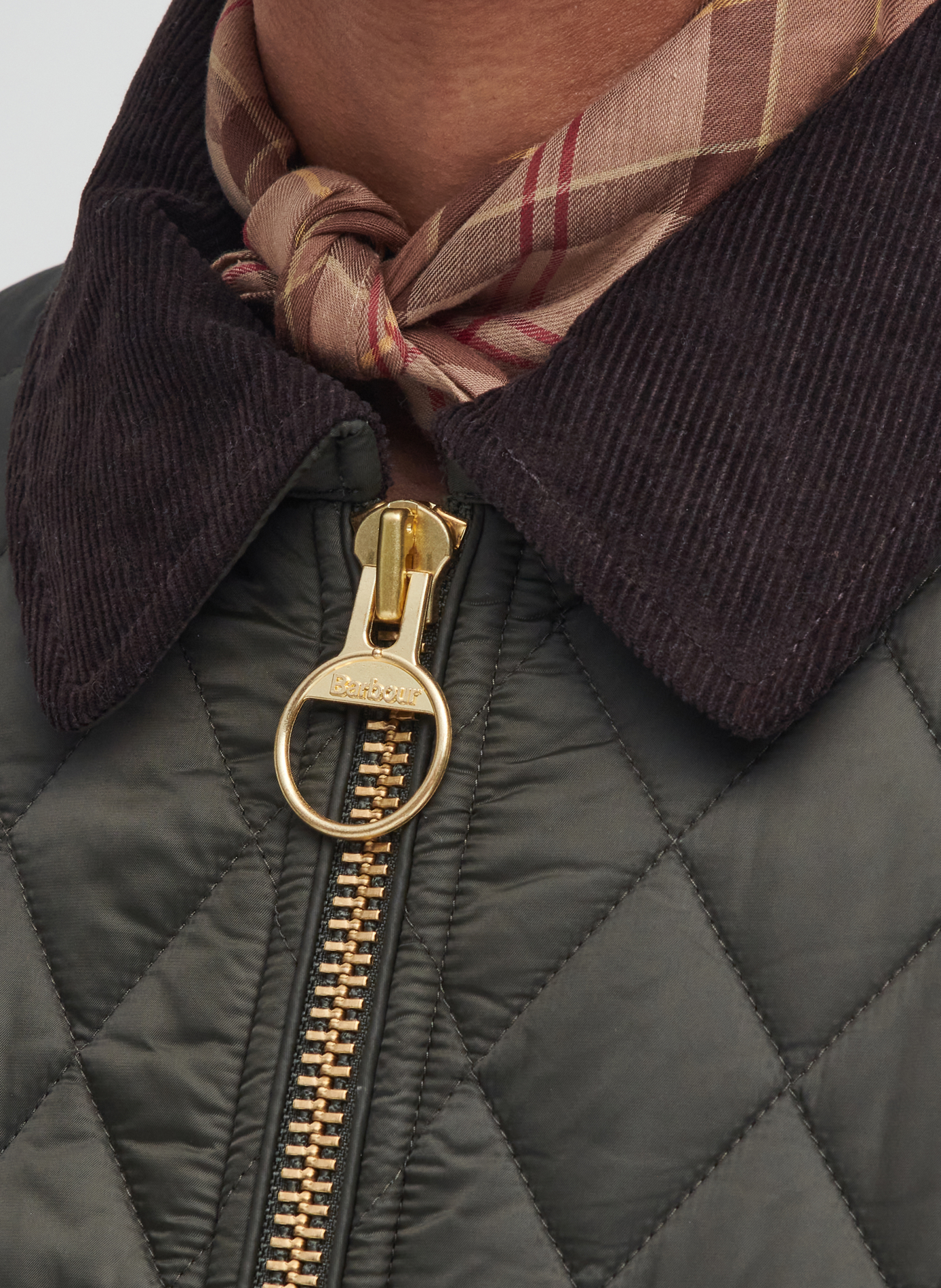 Fitted Beadnell Quilted Jacket BARBOUR Khaki