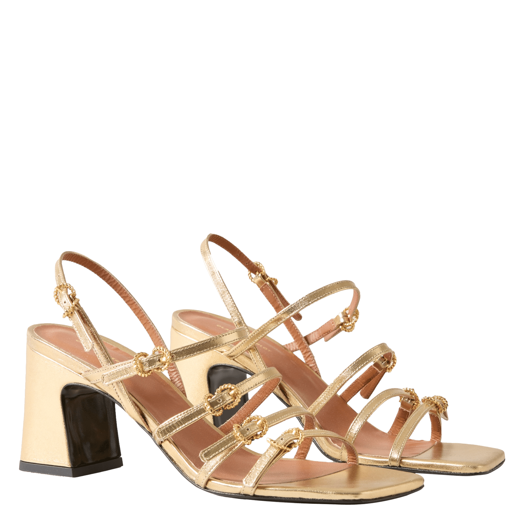 Sandales à talons CLAUDIE PIERLOT Doré