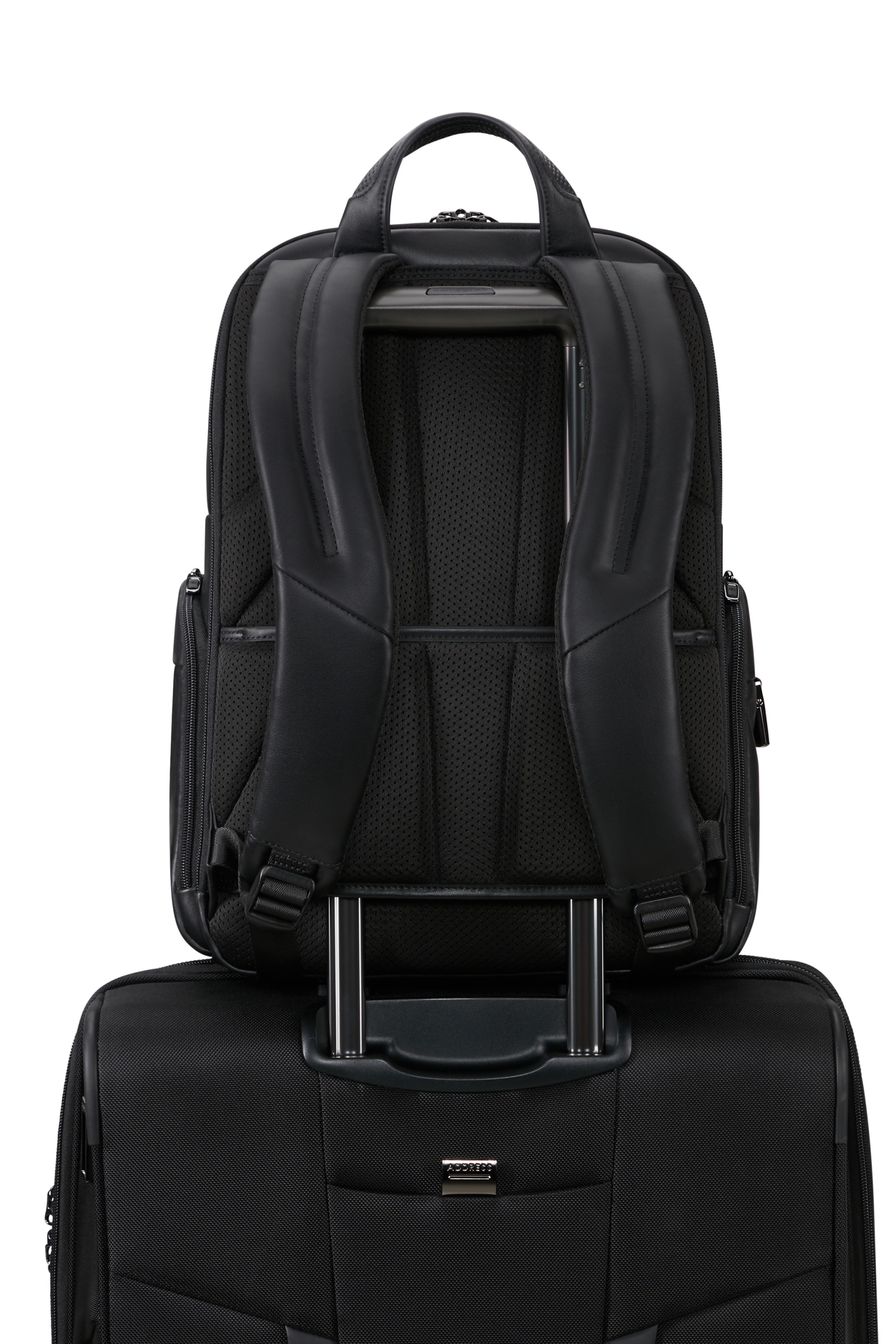 Pro-dlx leather sac à dos ordinateur SAMSONITE Noir