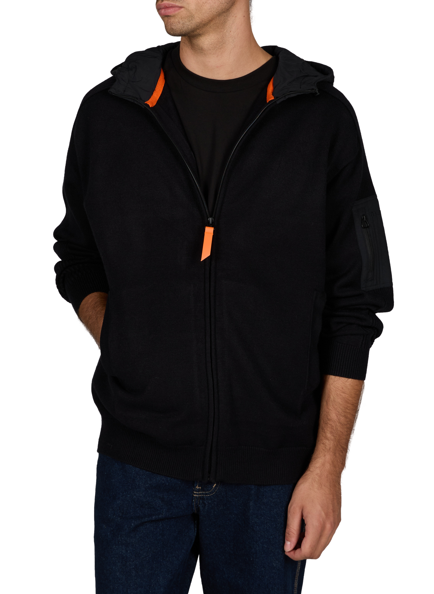Seb-Sweatshirt, gerade geschnitten, mit Stehkragen GERTRUDE Schwarz