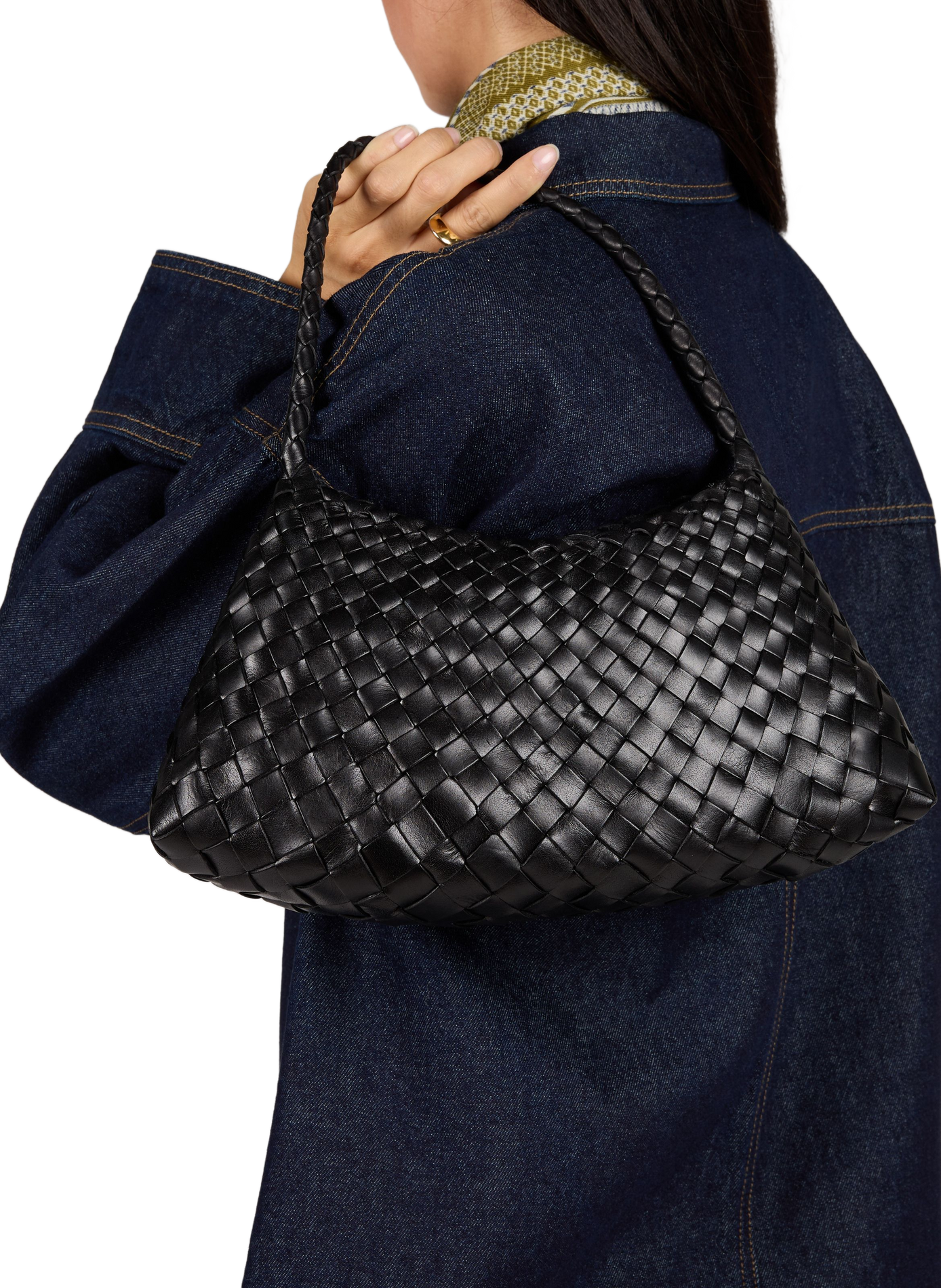 Rosanna Lederhandtasche DRAGON DIFFUSION Schwarz