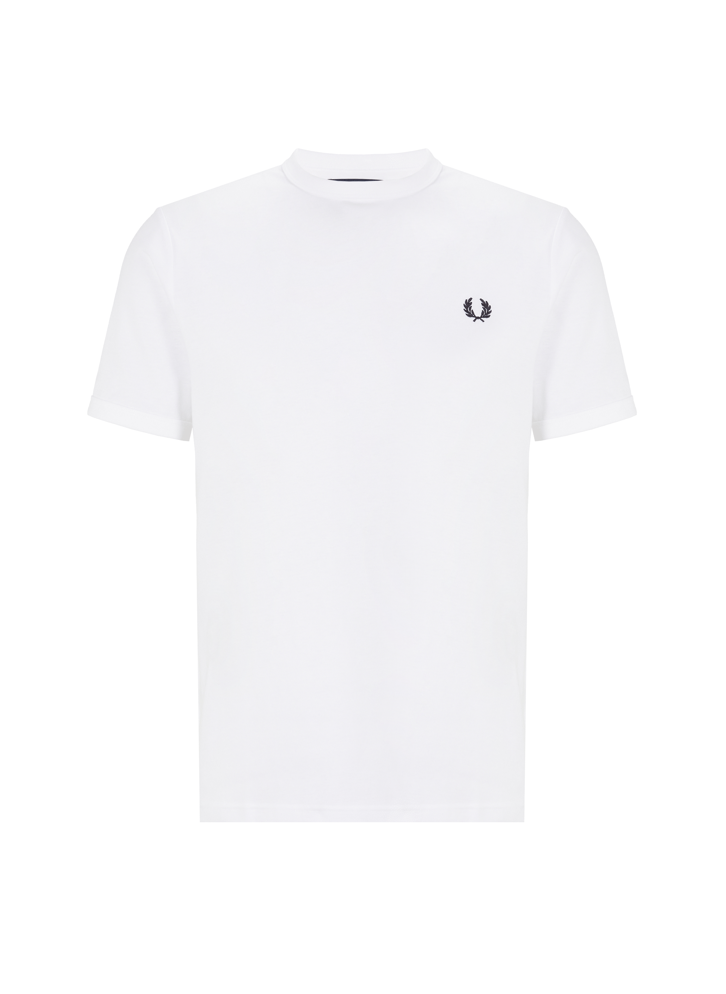 FRED PERRY T-shirt à bordures contrastantes Blanc