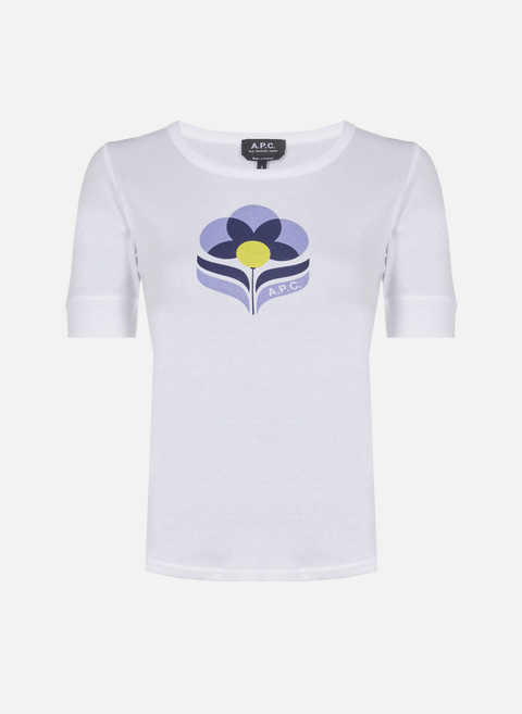T-shirt Gardénia en coton WhiteA.P.C. 