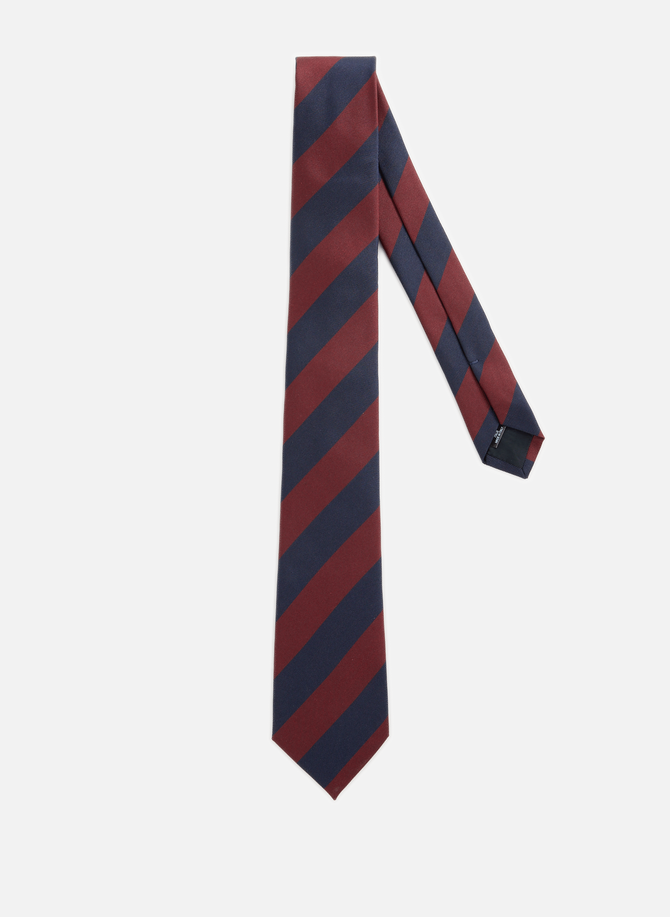 ربطة عنق حريرية مخططة AU PRINTEMPS PARIS