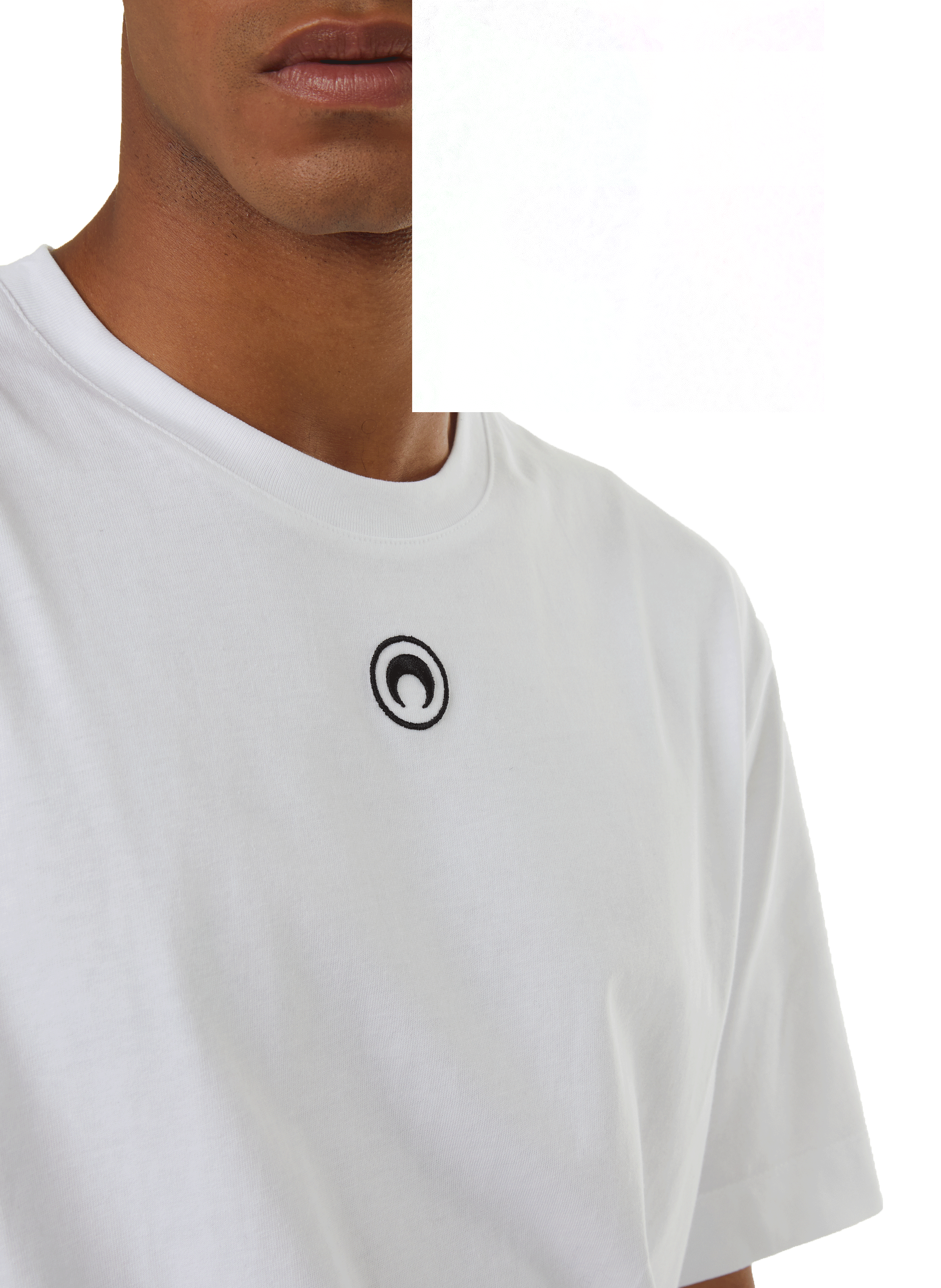 Cotton T-shirt MARINE SERRE White
