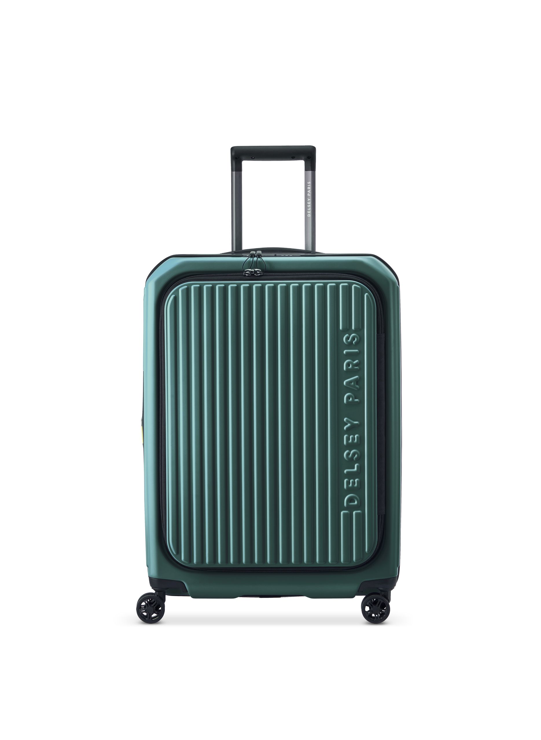Valise soute rigide taille l - securitime zip DELSEY PARIS Vert