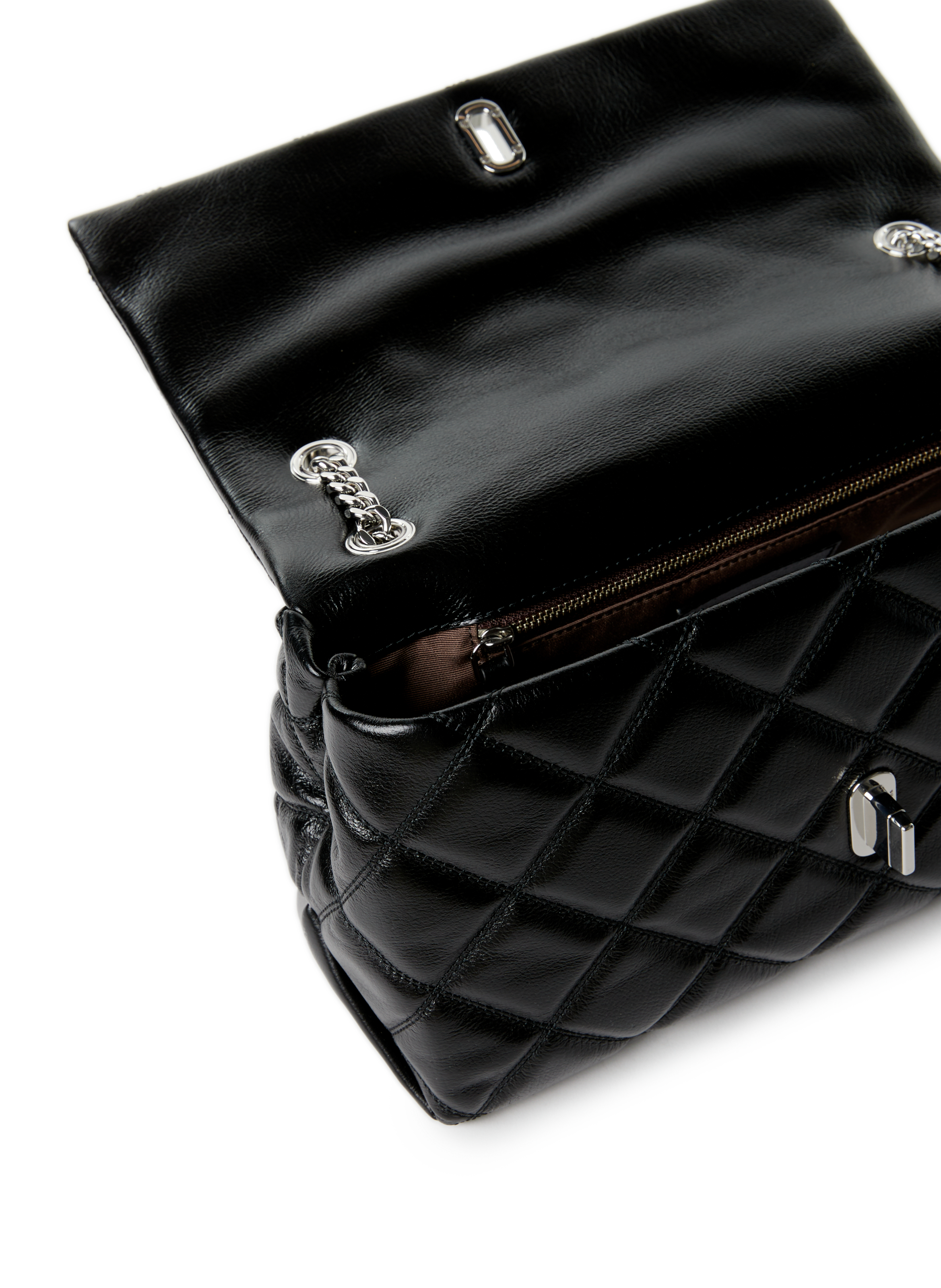 Sac à main Le Quilted Dual Convertible Shoulder Bag MARC JACOBS Noir