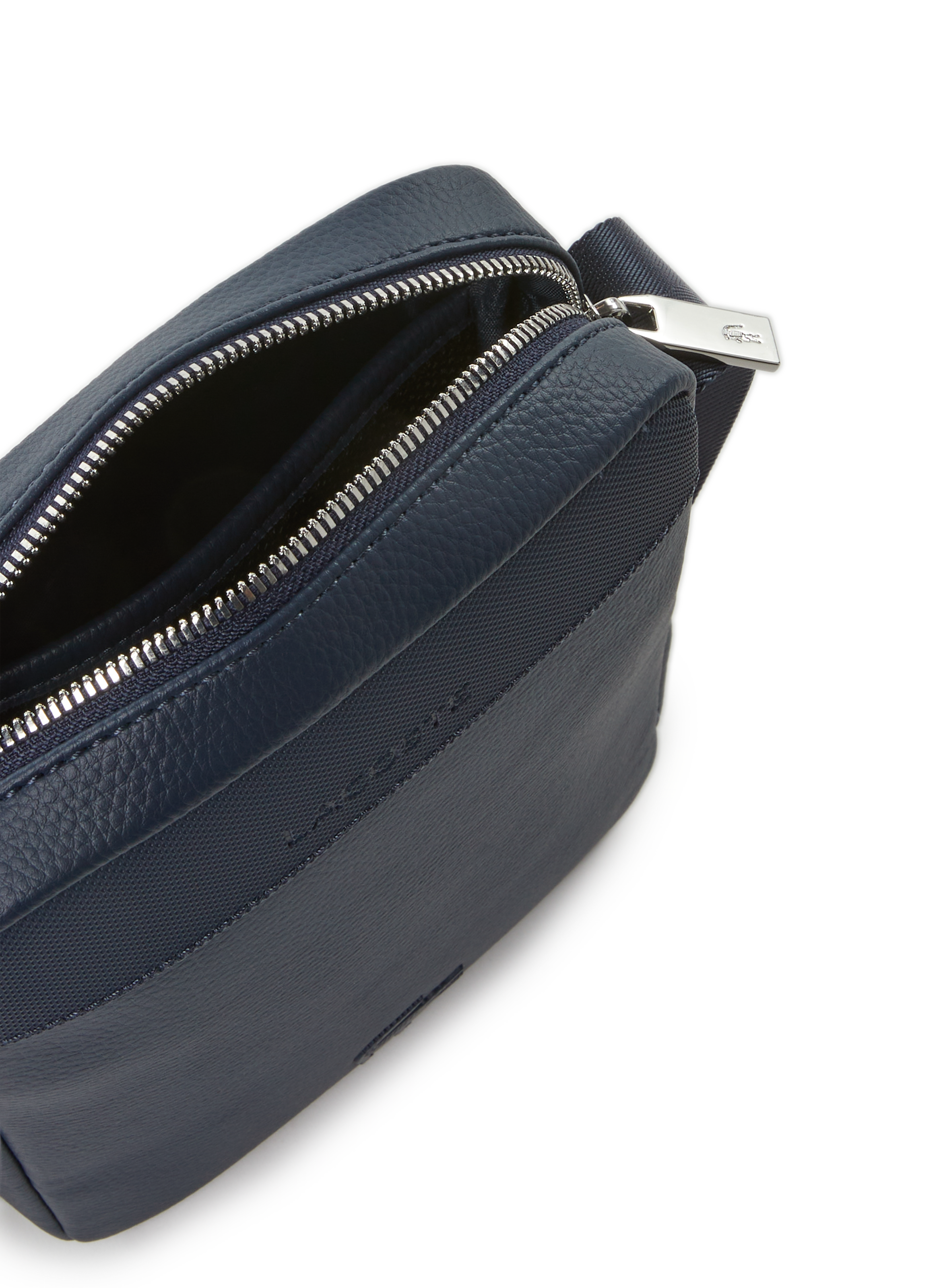 Sac à bandoulière grainé  LACOSTE Bleu