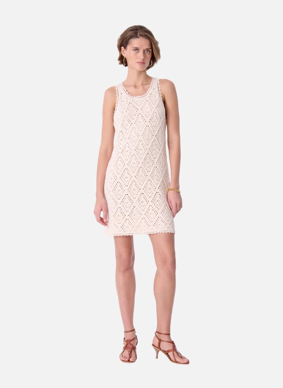 Robe courte escarlett Blanc by VANESSA BRUNO VANESSA BRUNO Robe courte escarlett Blanc