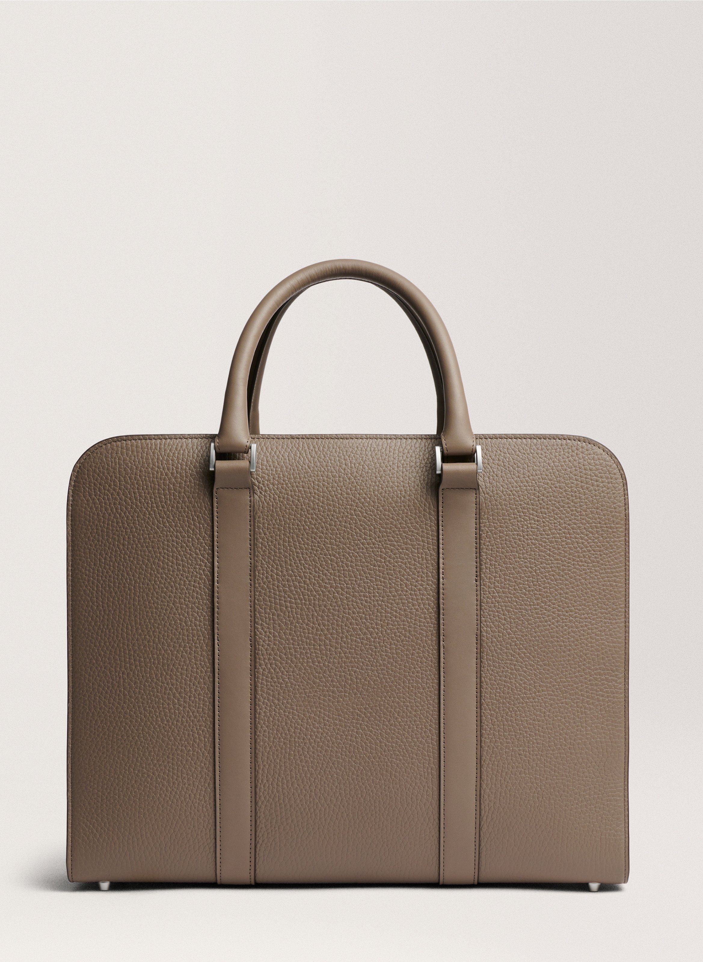 Porte-documents 'Palissy Briefcase' en cuir grainé CARL FRIEDRIK Gris