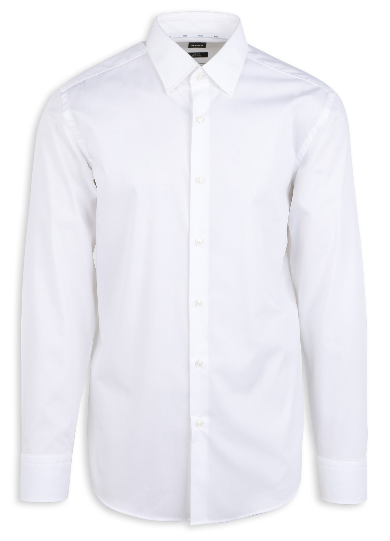 Chemise slim fit en coton mélangé BOSS Blanc