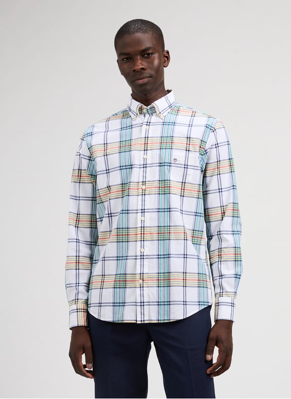 Checked shirt White by GANT GANT Checked shirt White