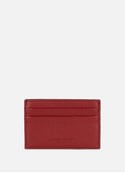 Card holder - Foulonné PM  Carmin