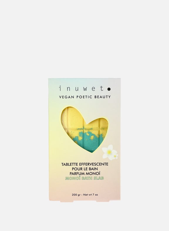 Effervescent bath tablet - Monoi fragrance by INUWET INUWET Effervescent bath tablet - Monoi fragrance