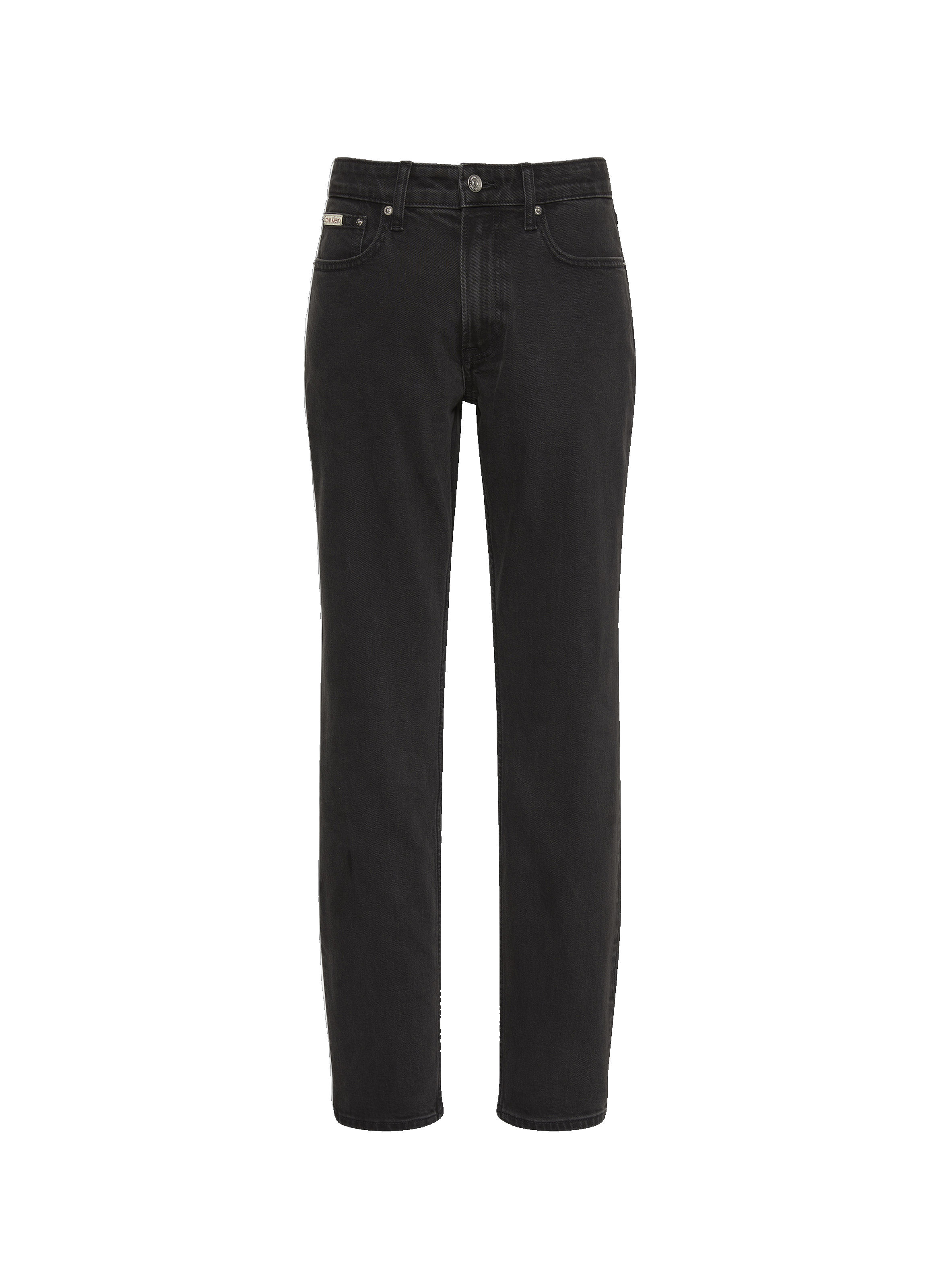 Jean slim en coton mélangé CALVIN KLEIN Noir