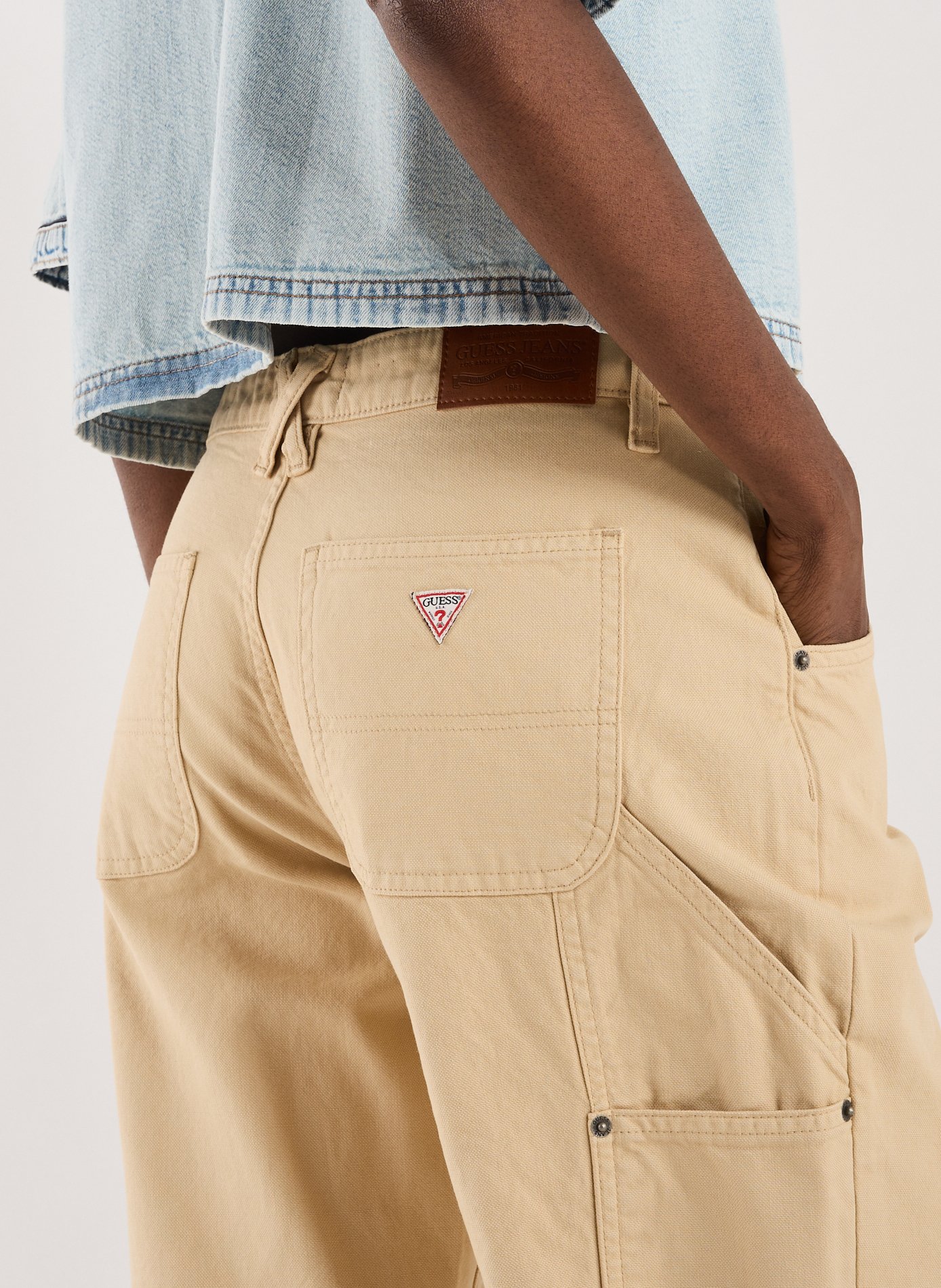 Straight Carpenter Pants GUESS Beige