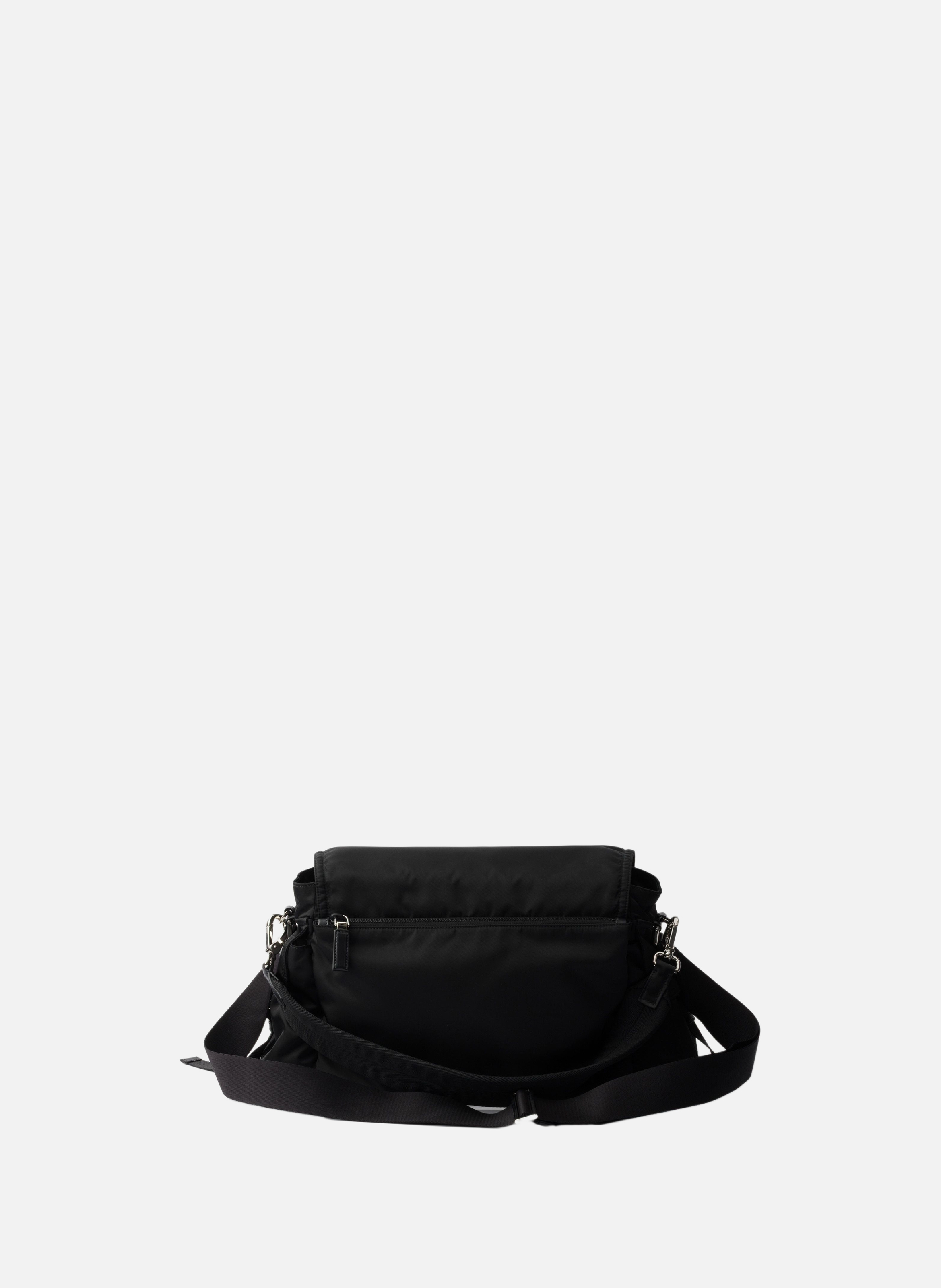Sac prada explore en re-nylon et cuir PRADA Noir