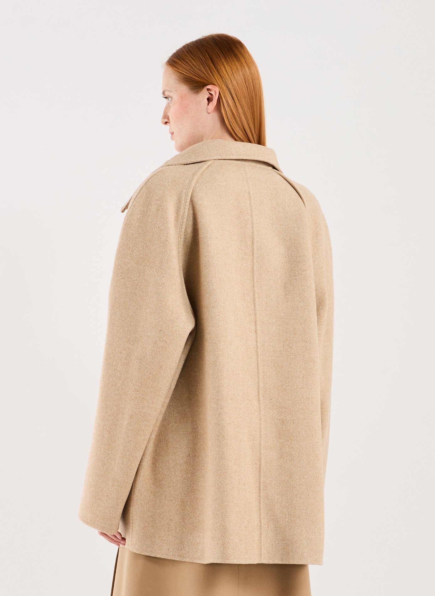 Oversized wool coat LE 17 SEPTEMBRE Beige