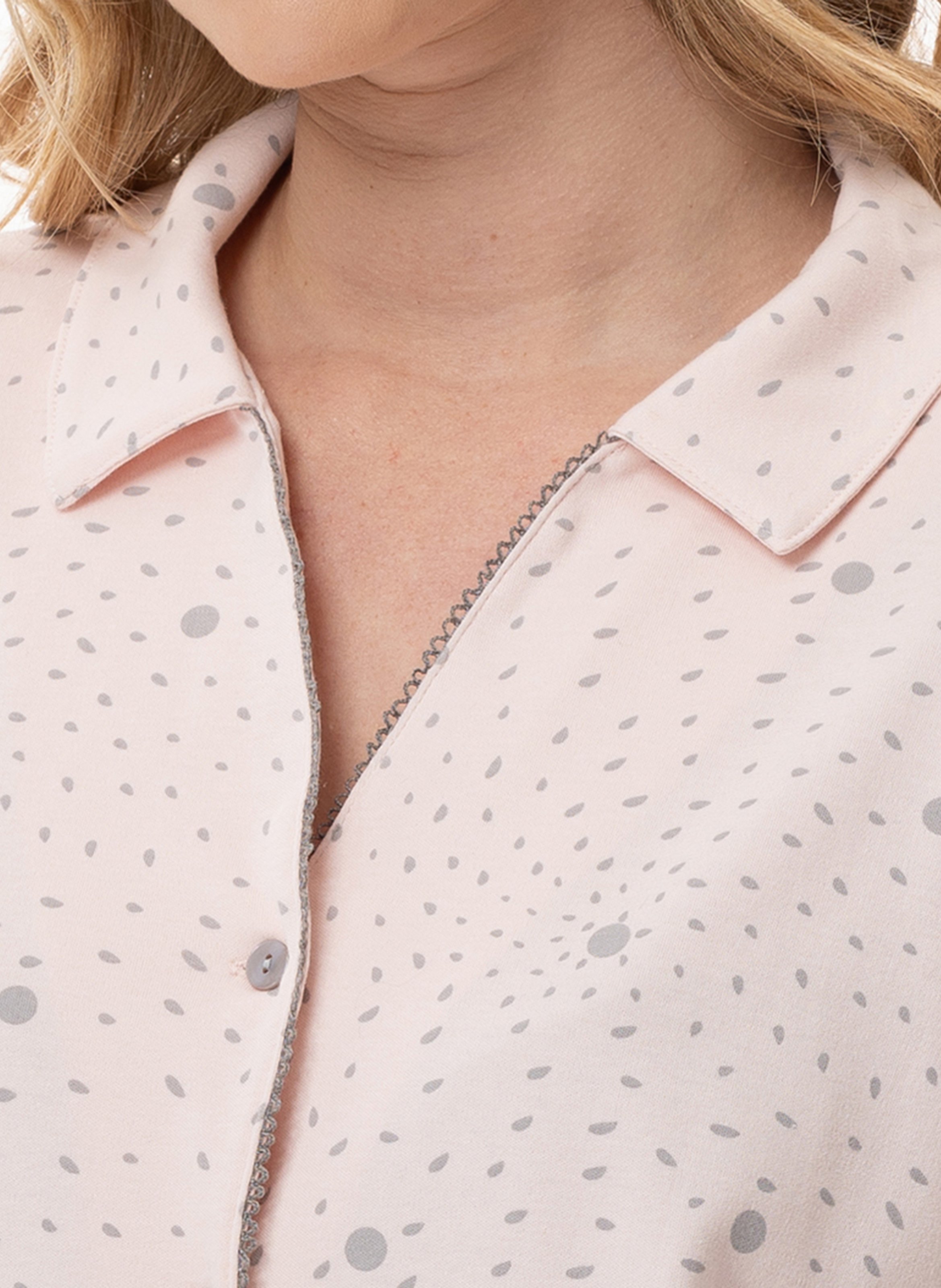 Pyjama boutonné en coton cosy 106 LE CHAT Multicolore