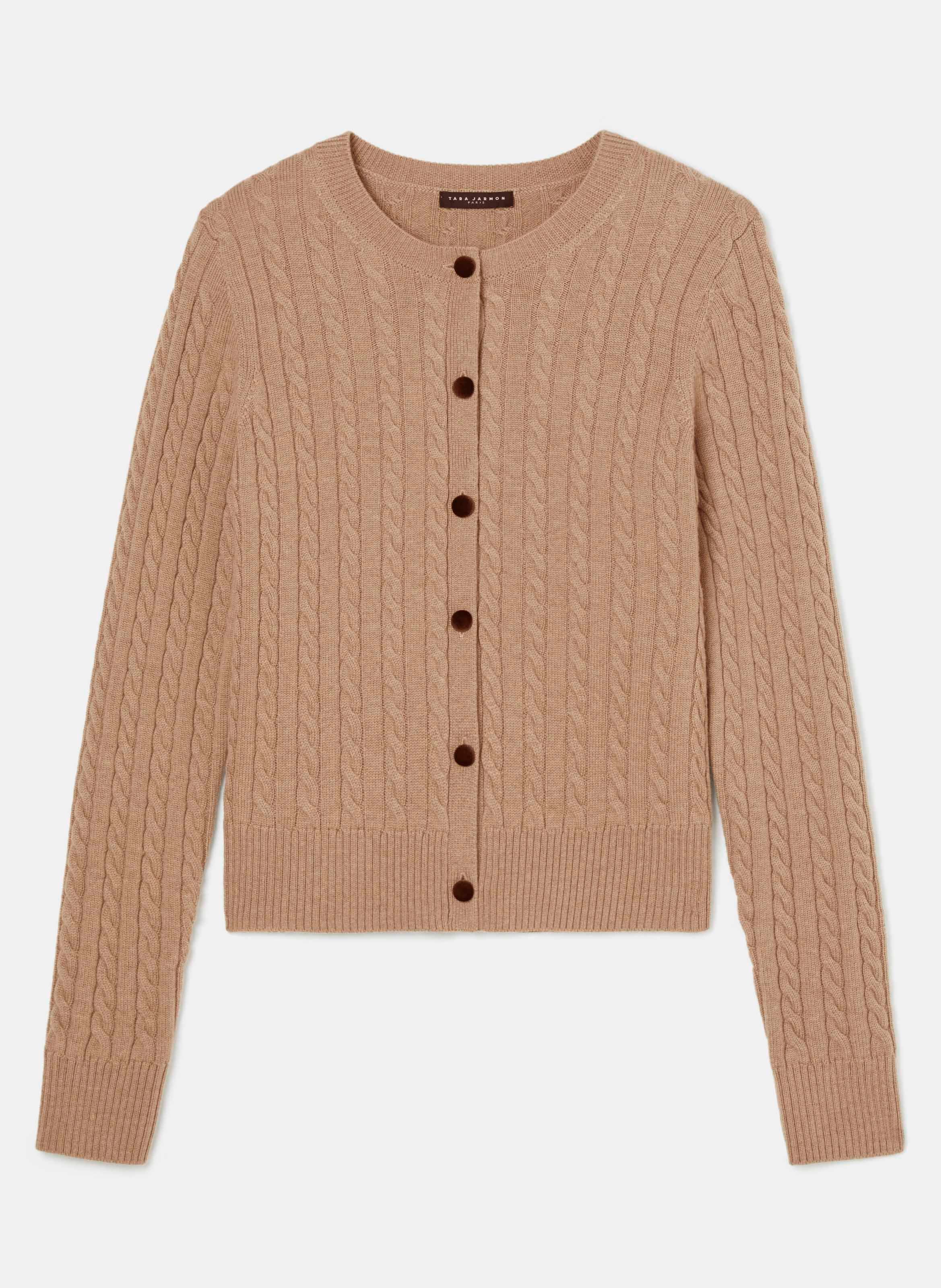 Cardigan gaspard TARA JARMON Marron