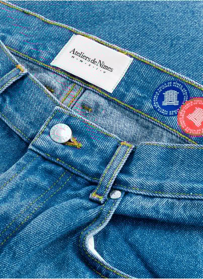 Jean droit en coton ATELIERS DE NIMES Jean droit en coton ATELIERS DE NIMES