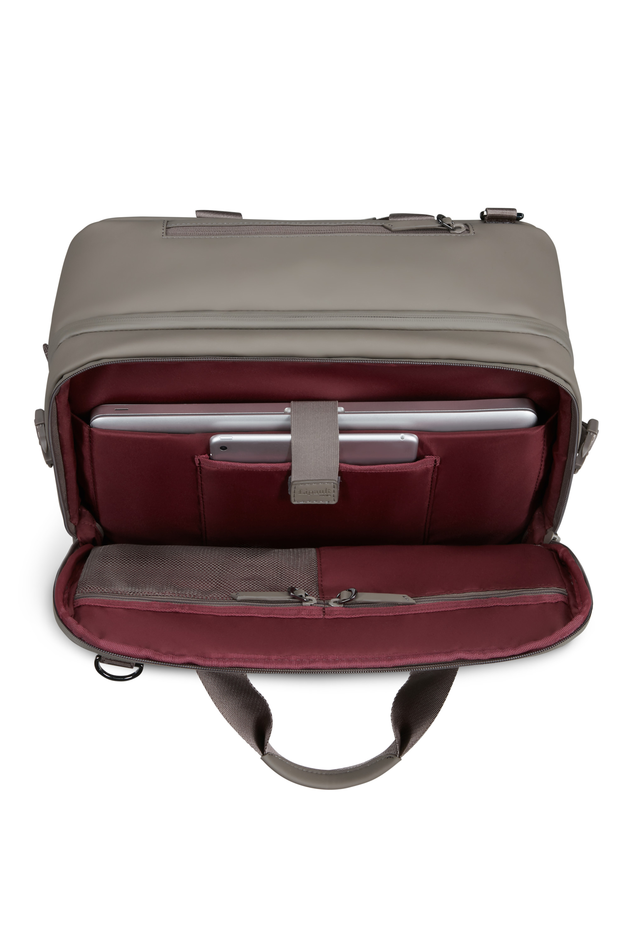 Lost in berlin rolling tote taille s LIPAULT PARIS Gris