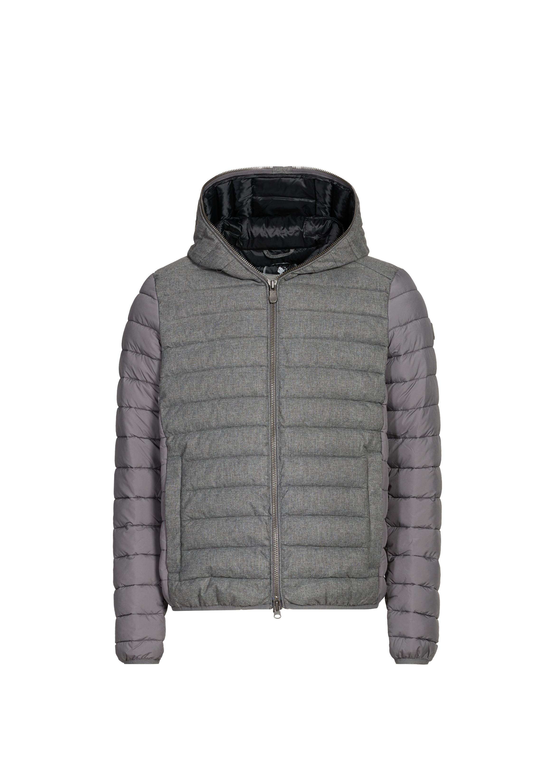 Doudoune matelassée à capuche Gris by SAVE THE DUCK SAVE THE DUCK Doudoune matelassée à capuche Gris