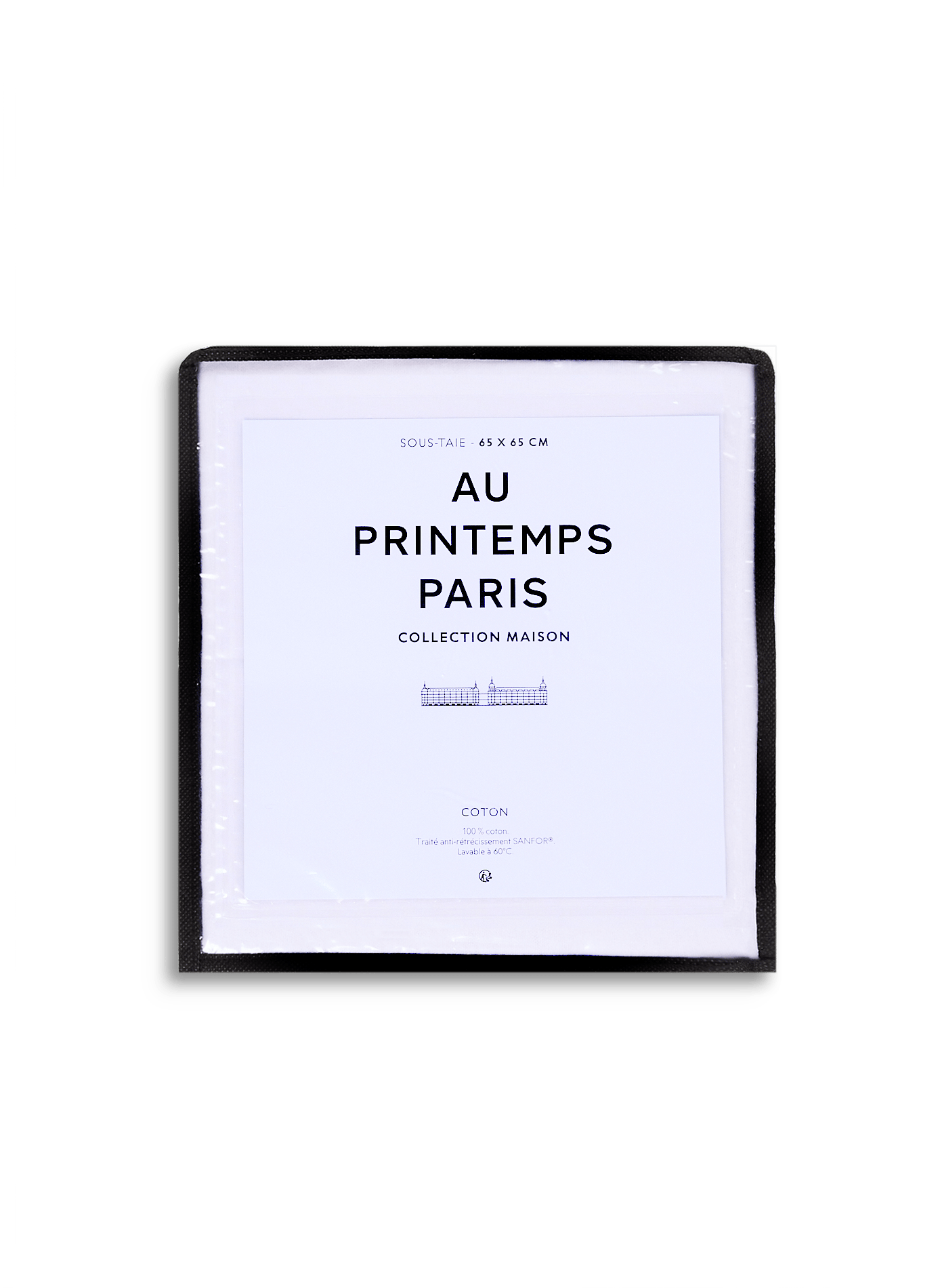 Sous taie en coton  AU PRINTEMPS PARIS Blanc