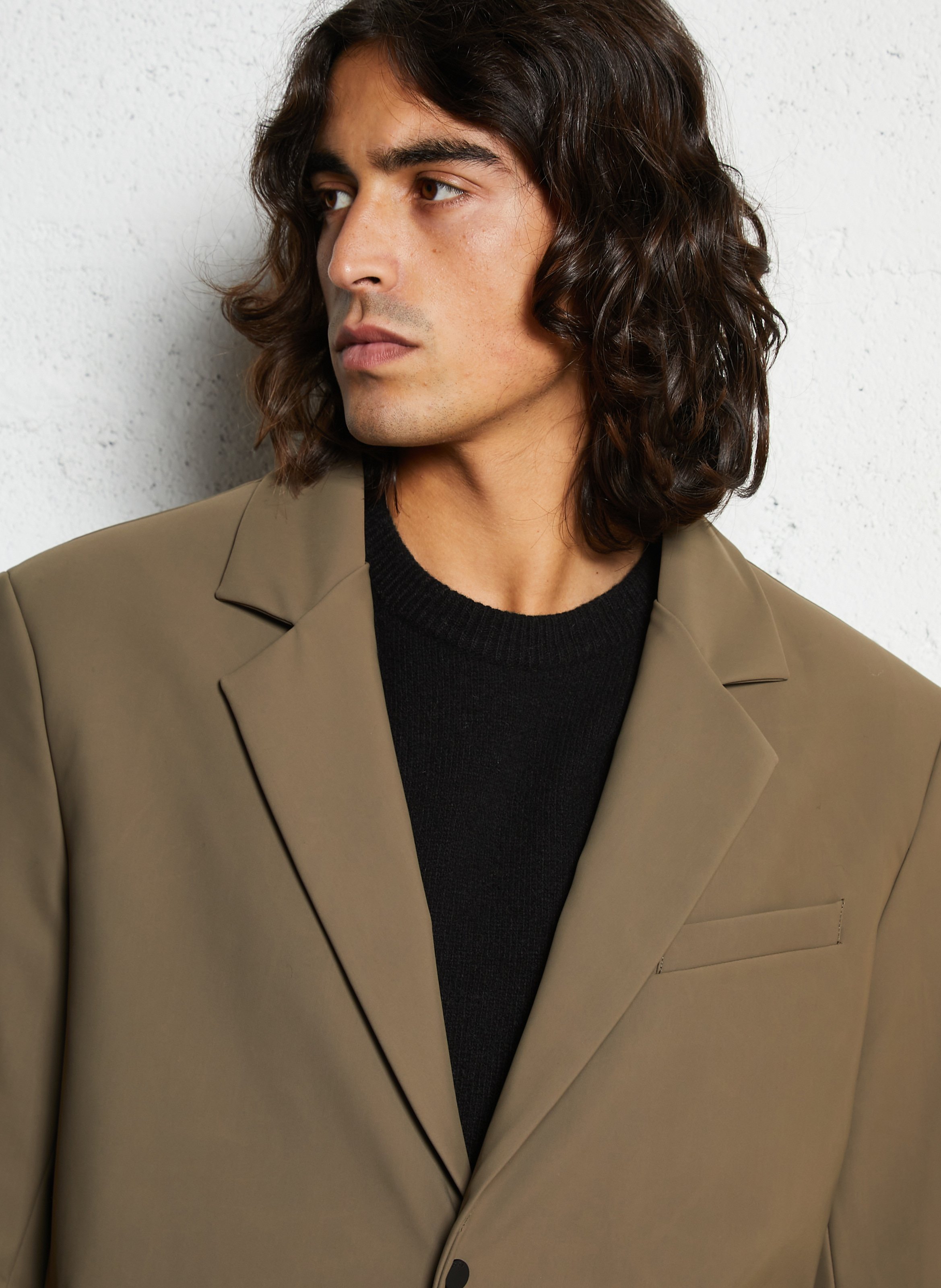 Parka droite unie avec capuche amovible IKKS Marron