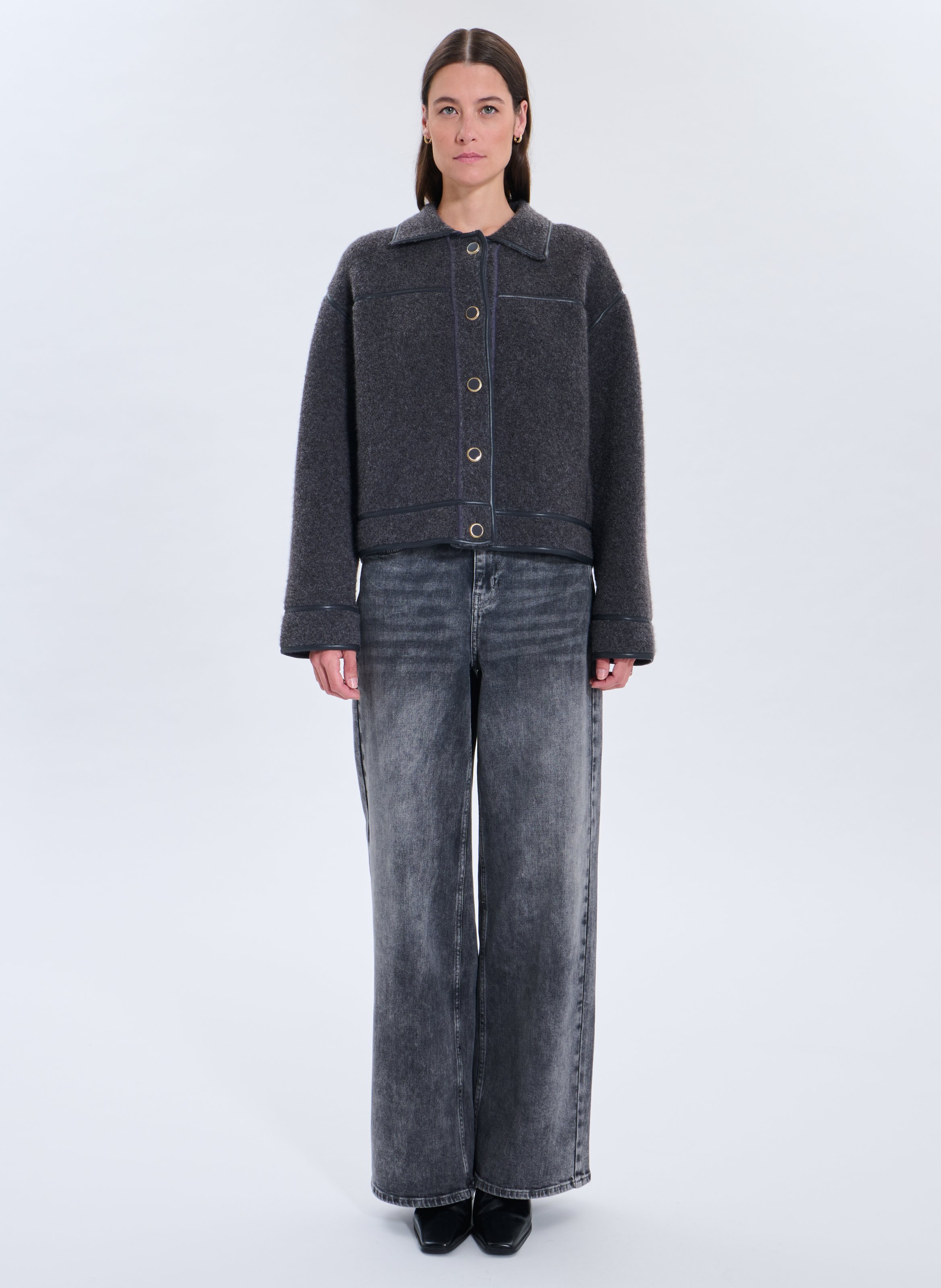 Gilet  moby ZAPA Gris