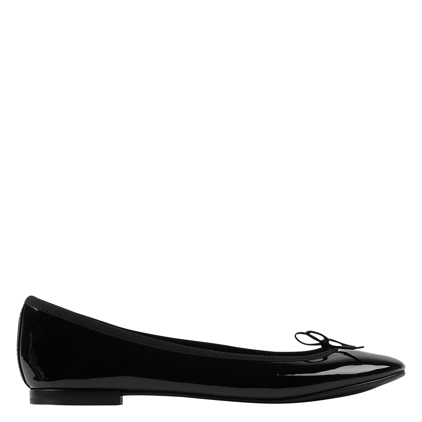 Ballerines en cuir vernis cendrillon REPETTO Noir
