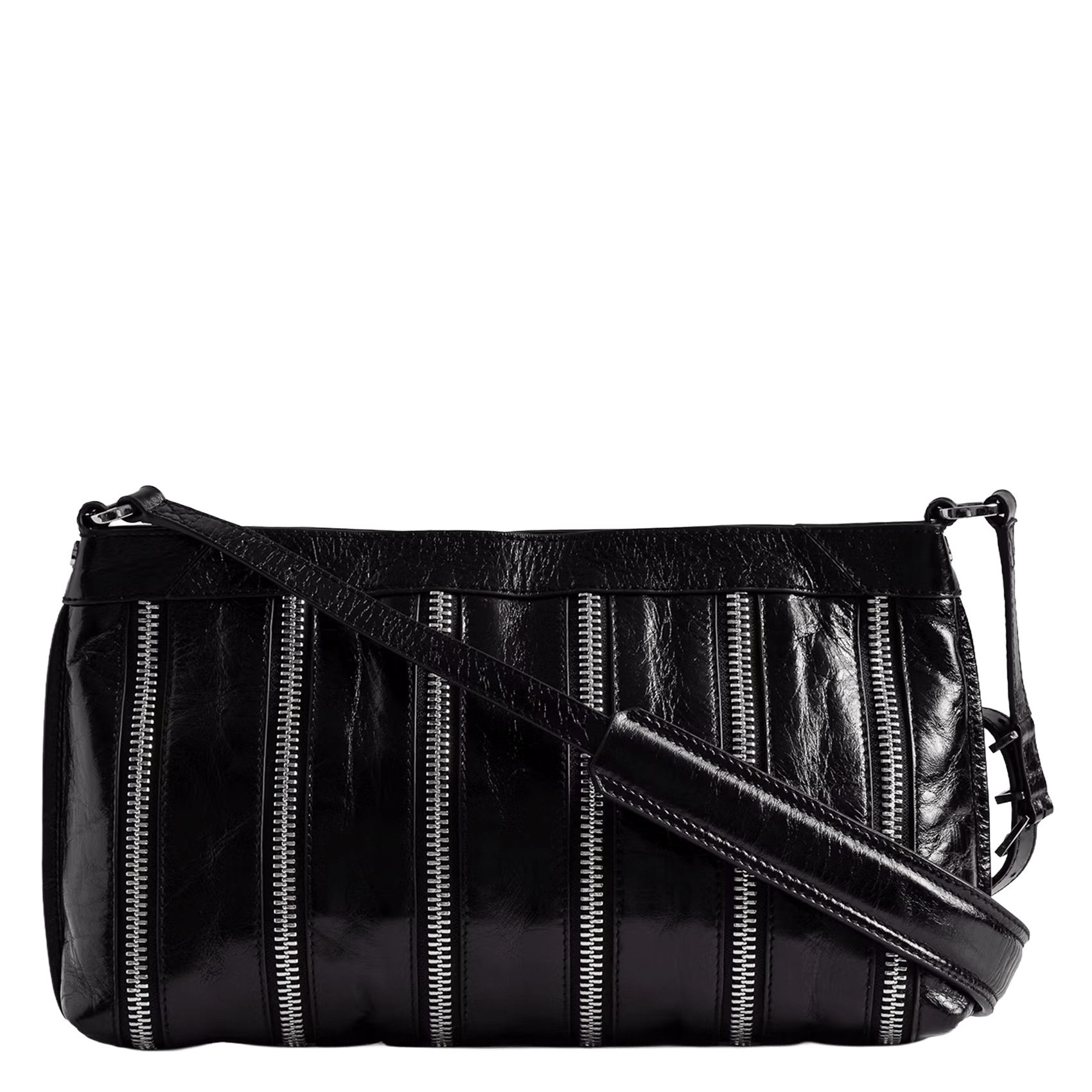 Sac bandoulière en cuir sunny moody ZADIG&VOLTAIRE Noir