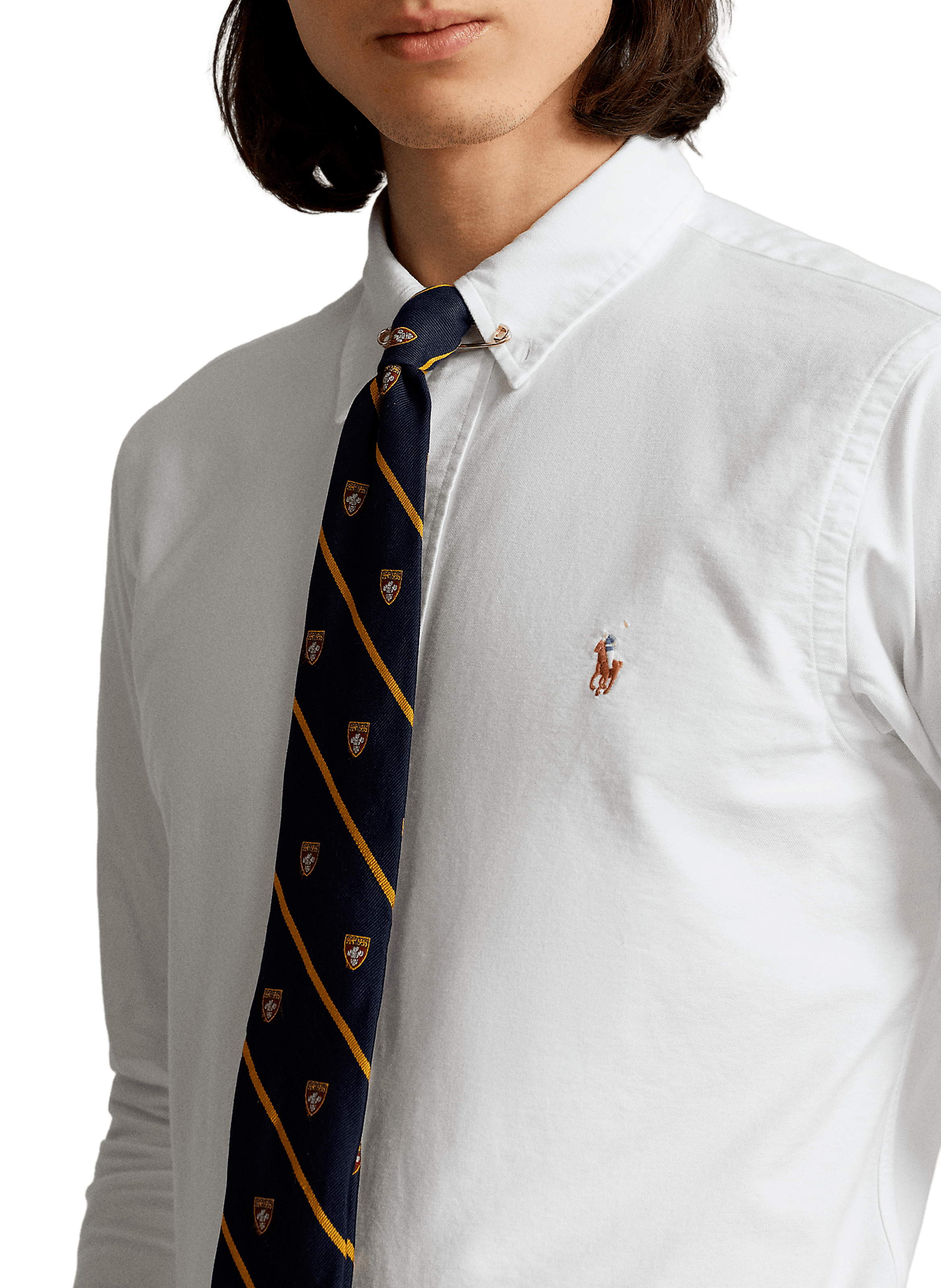 Chemise en popeline de coton POLO RALPH LAUREN Blanc