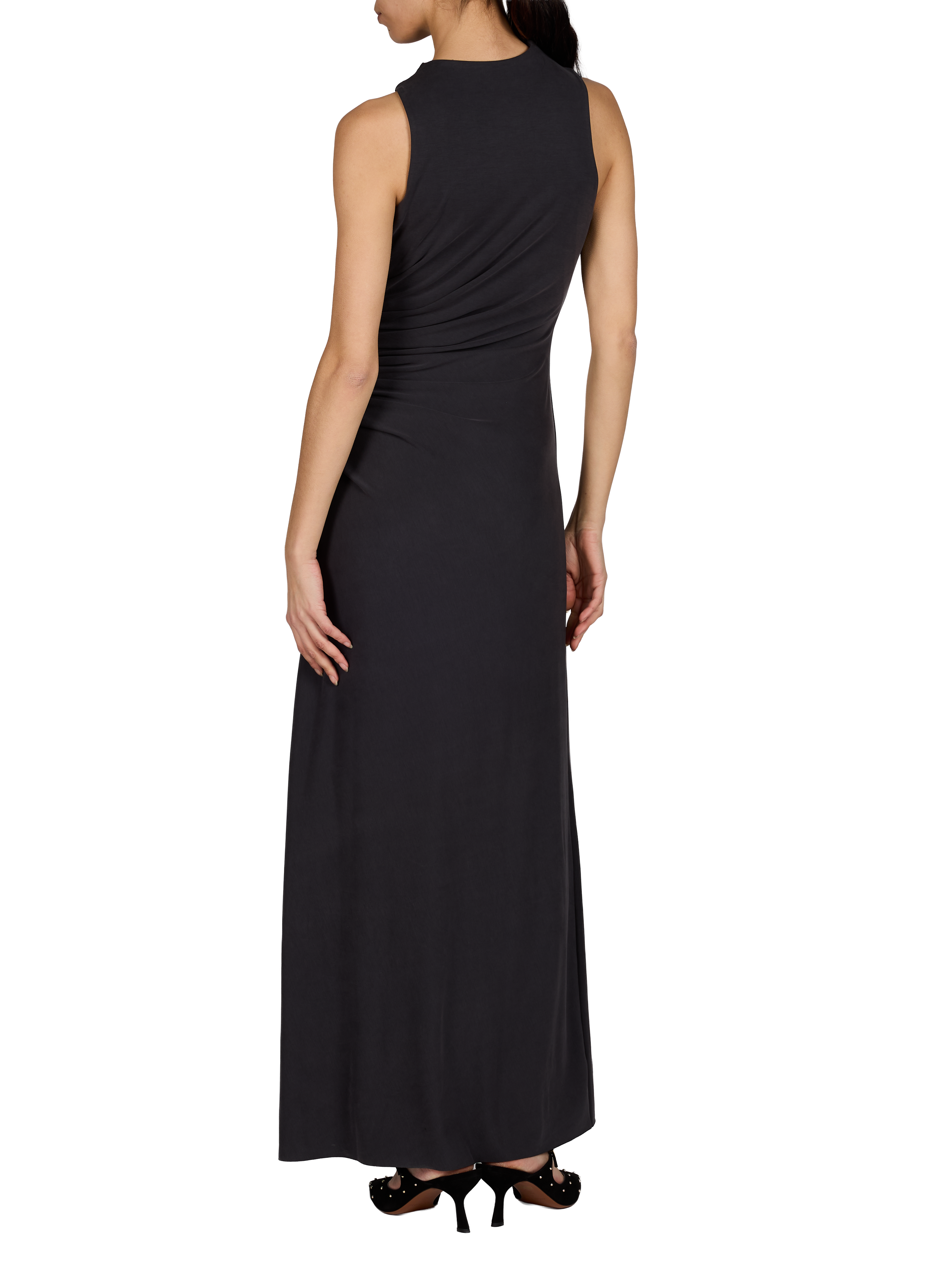 Draped maxi dress  SAMSOE SAMSOE Black