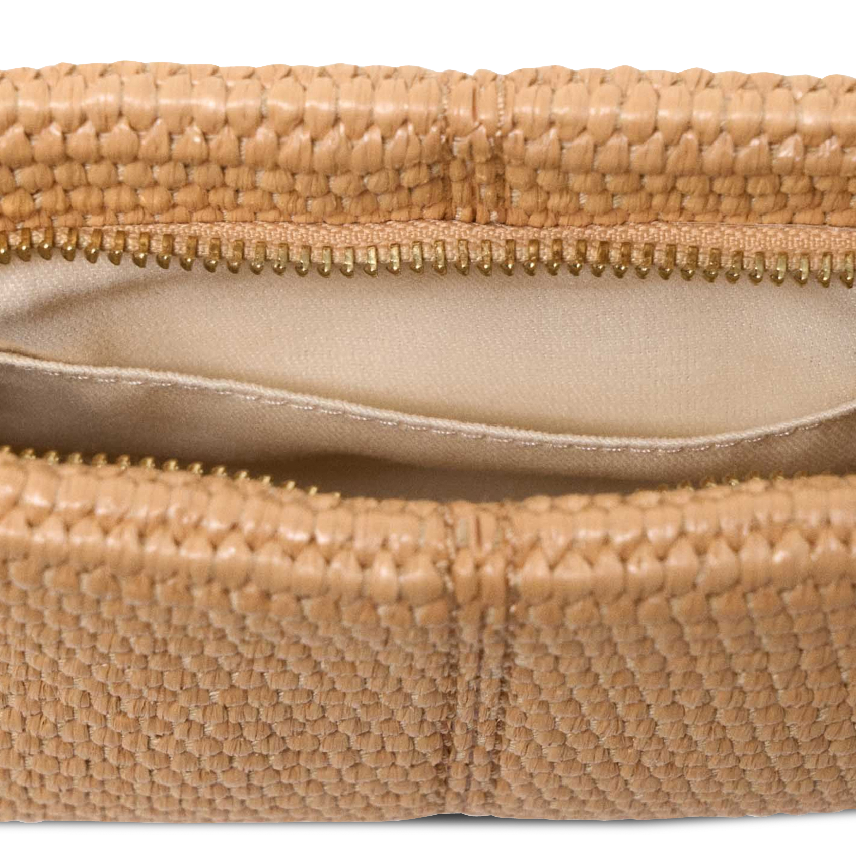 Pochette à franges miss m pouch MAJE Beige
