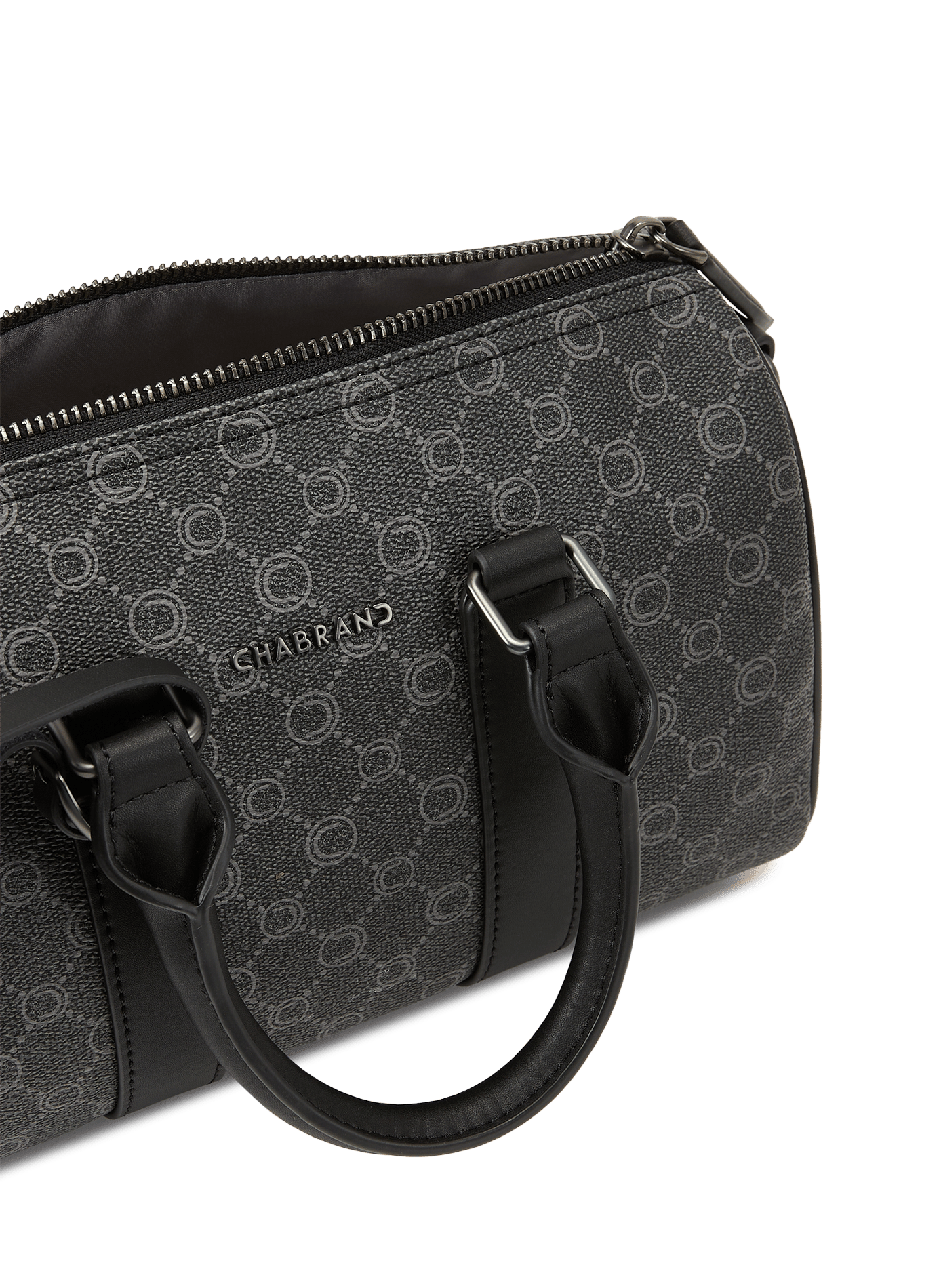 Monogrammed handbag CHABRAND Black