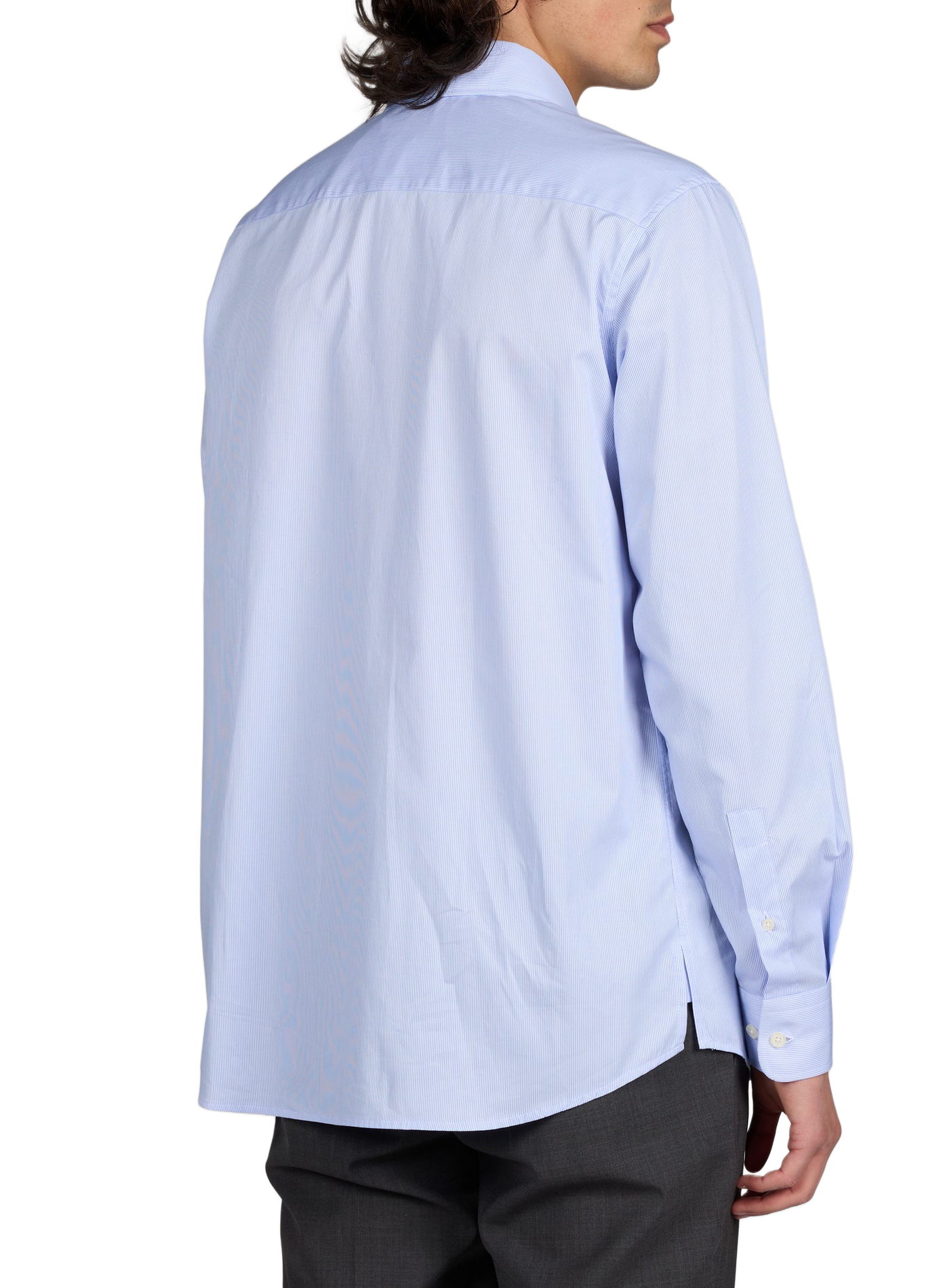 Straight Hay-D cotton shirt AU PRINTEMPS PARIS Blue